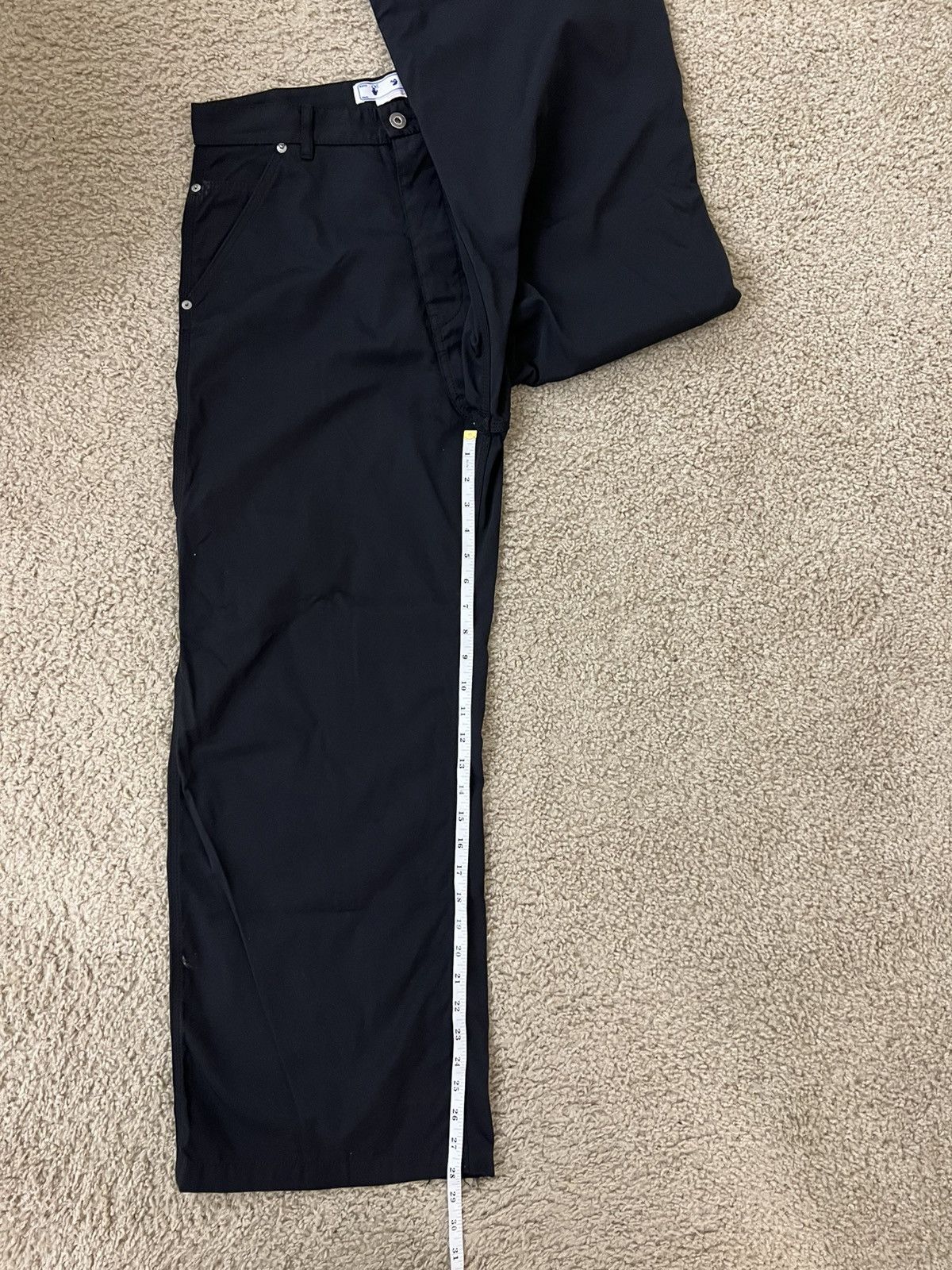 Off-White Off-White Wide Leg Trousers Size US 30 / EU 46 - 6 Thumbnail