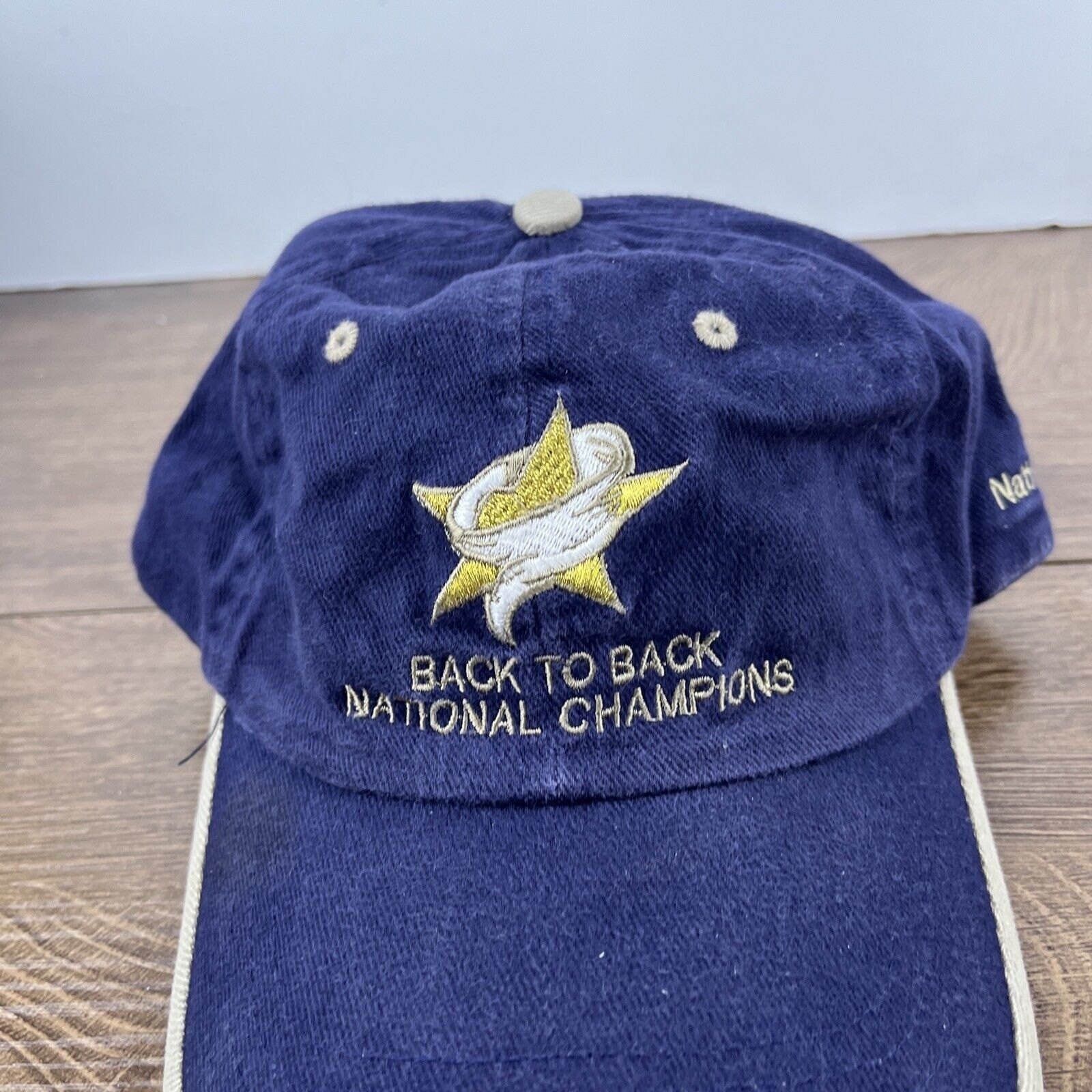 Other Stars Back to Back Champions Hat Blue Hat Adjustable Blue Ad Size ONE SIZE - 8 Thumbnail