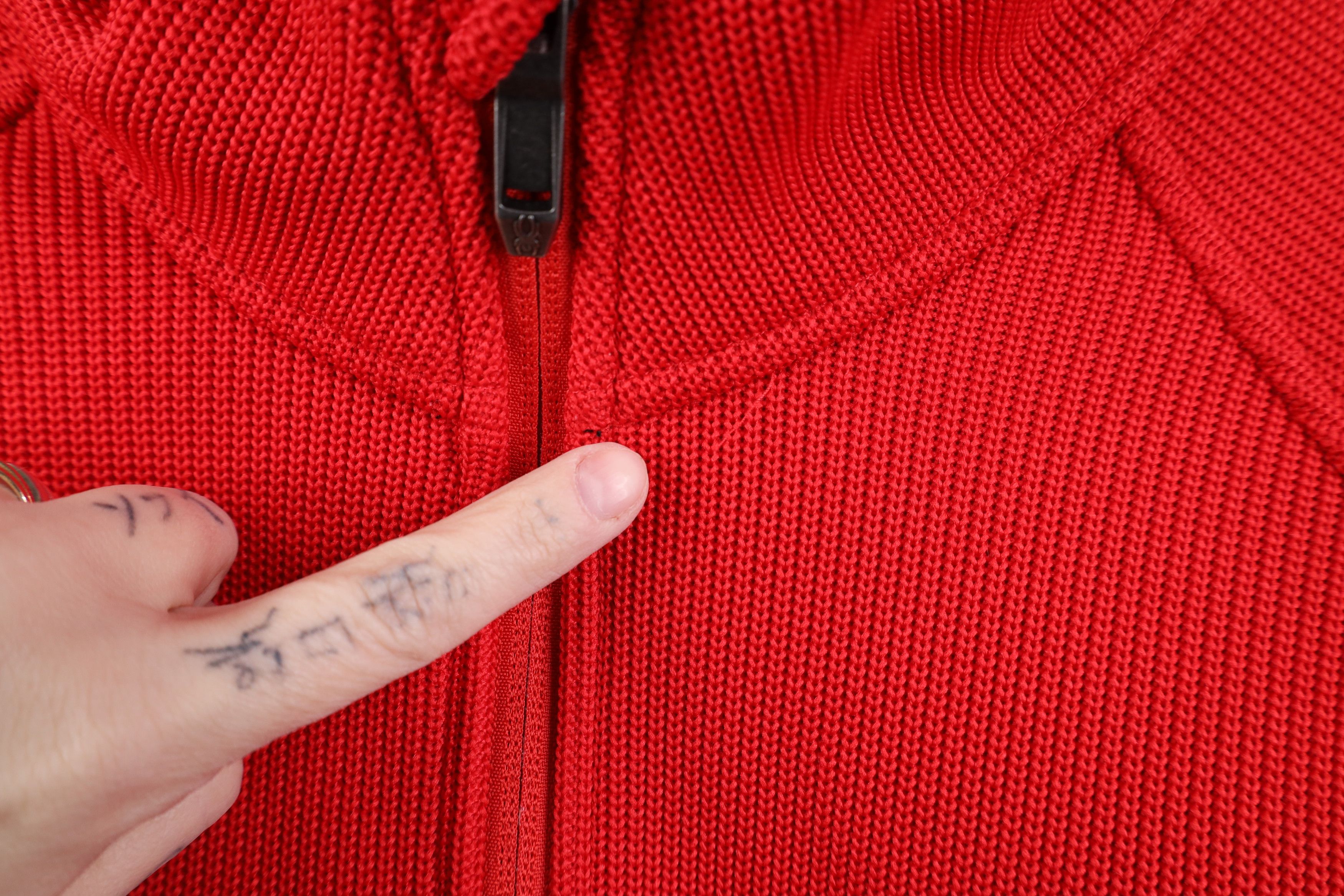 Spyder Spyder Core Ribbed Knit Half Zip Pullover Sweater Red Size US M / EU 48-50 / 2 - 7 Thumbnail