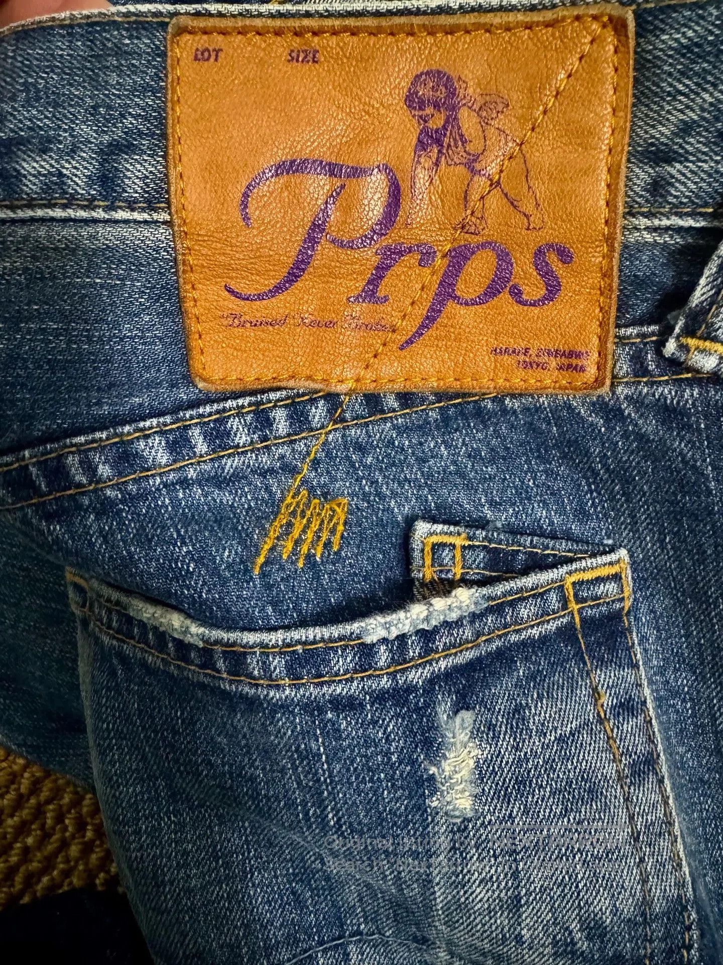 Prps Prps Blue Distressed Denim Jeans. Size US 34 / EU 50 - 4 Thumbnail