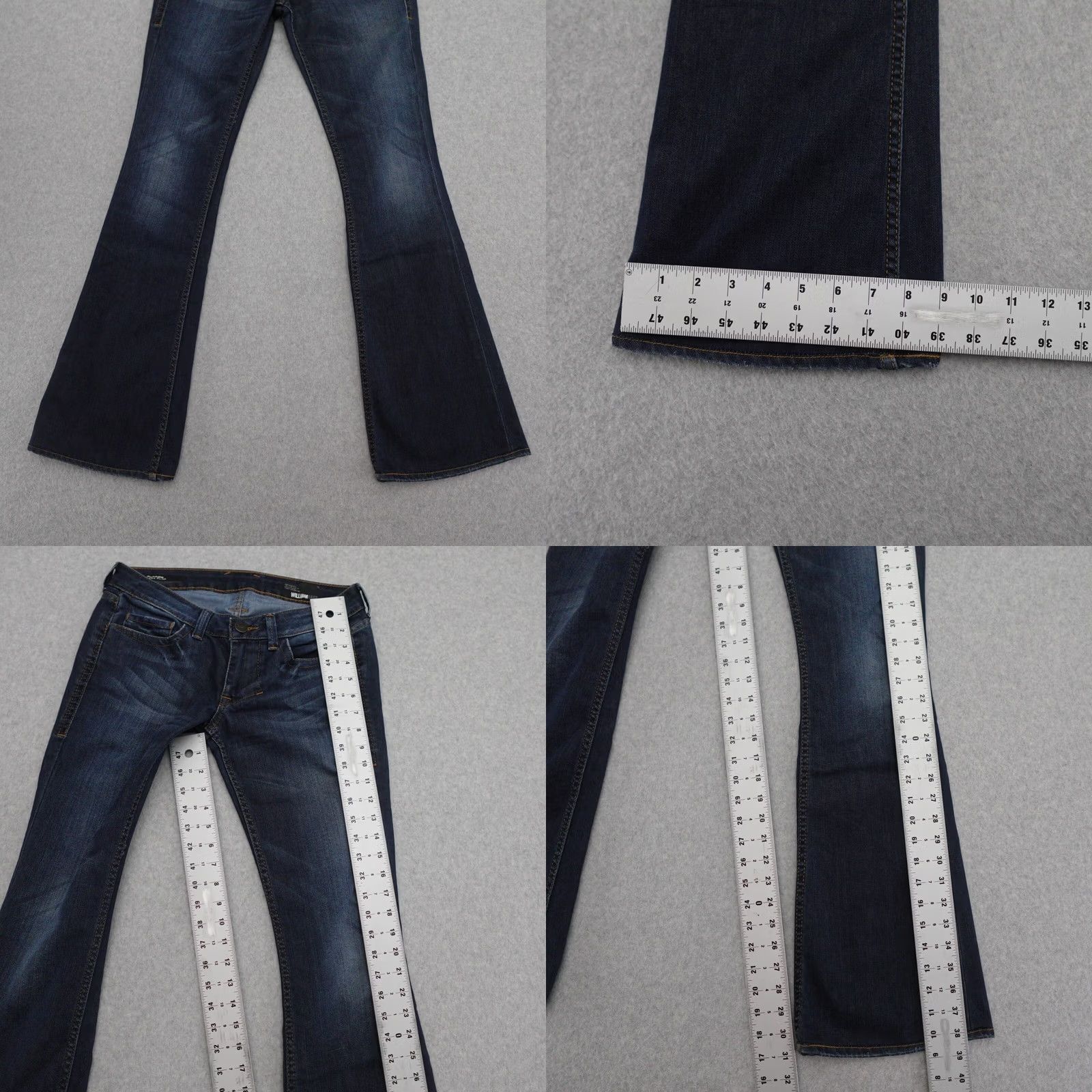 Denime William Rast Jeans Womens 26 Blue Belle Bootcut Denim Casual 26X31 Ladies Regular Denim Blue Bootcut Womens Jeans 26 Size 26" / US 2 / IT 38 - 8 Thumbnail