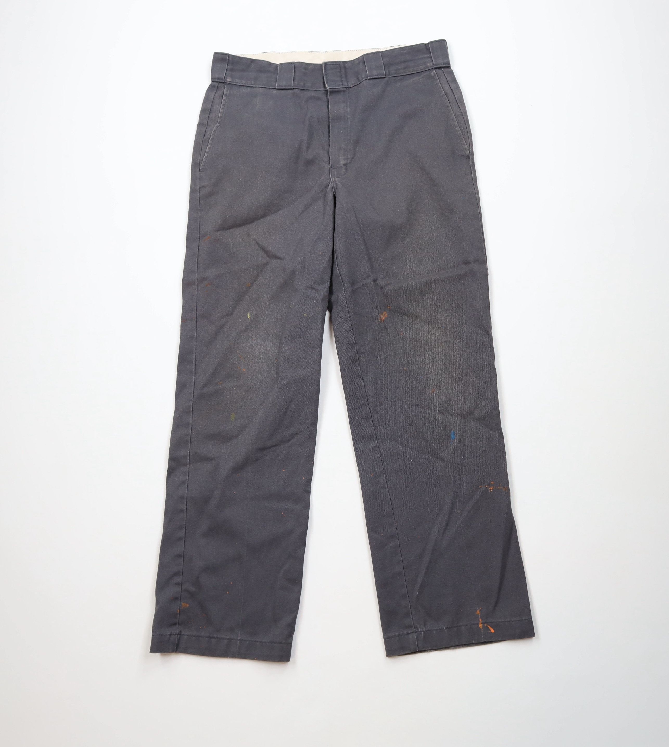 Dickies Vintage 90s Y2K Dickies Wide Leg Workwear Pants Gray Size US 32 / EU 48 - 1 Thumbnail