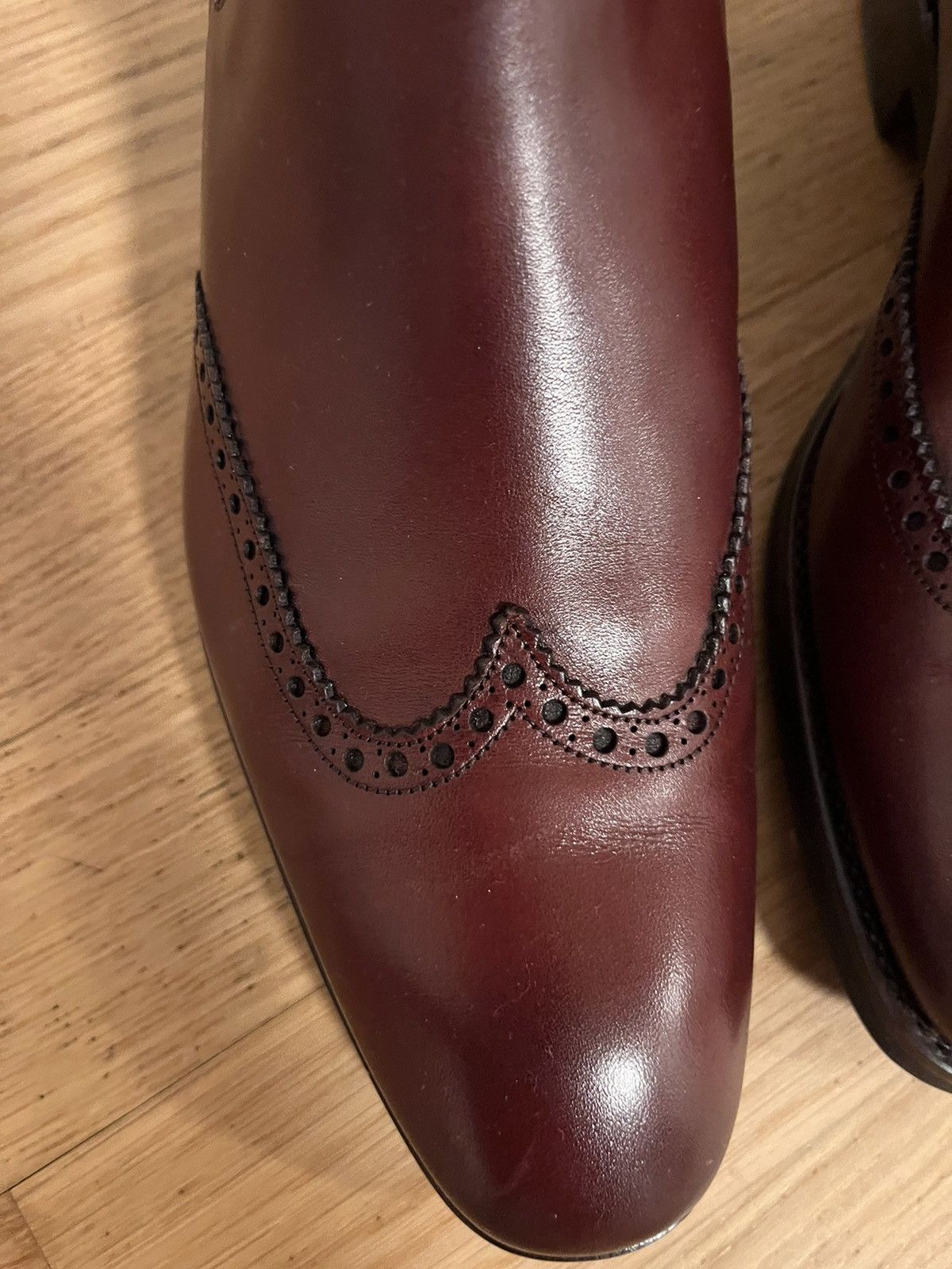 Carmina Burgundy Rain Chelsea Size US 6 / EU 39 - 2 Thumbnail
