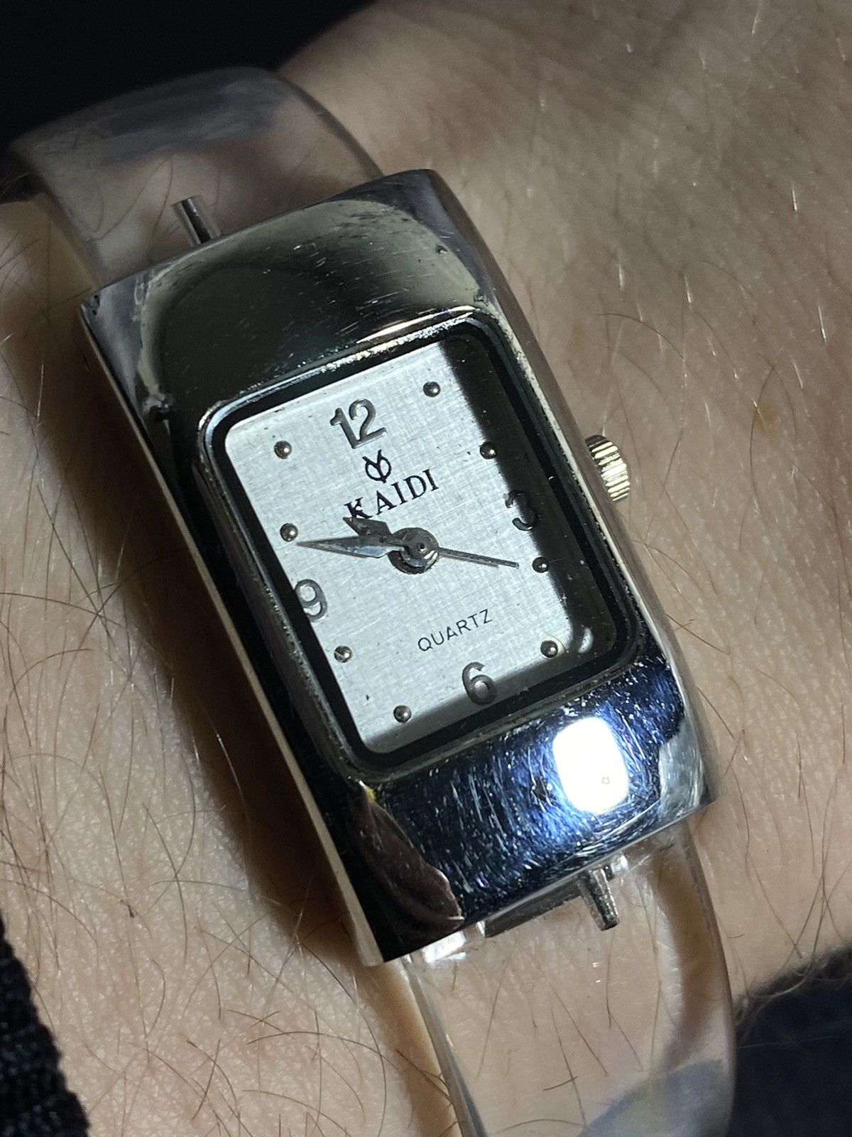 Vintage KAIDI Quartz Watch Transparent Strap Japanese Brand Size ONE SIZE - 8 Thumbnail