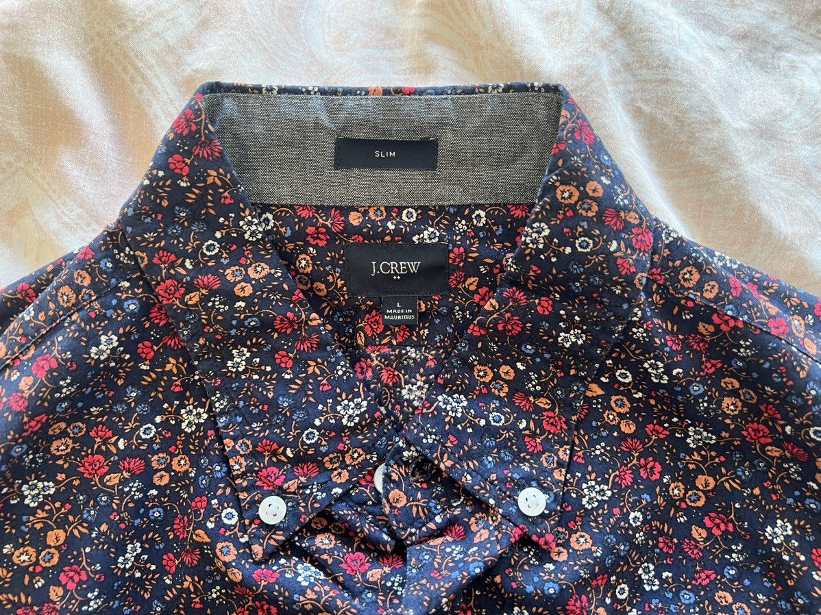 J.Crew floral button up Size US L / EU 52-54 / 3 - 3 Thumbnail