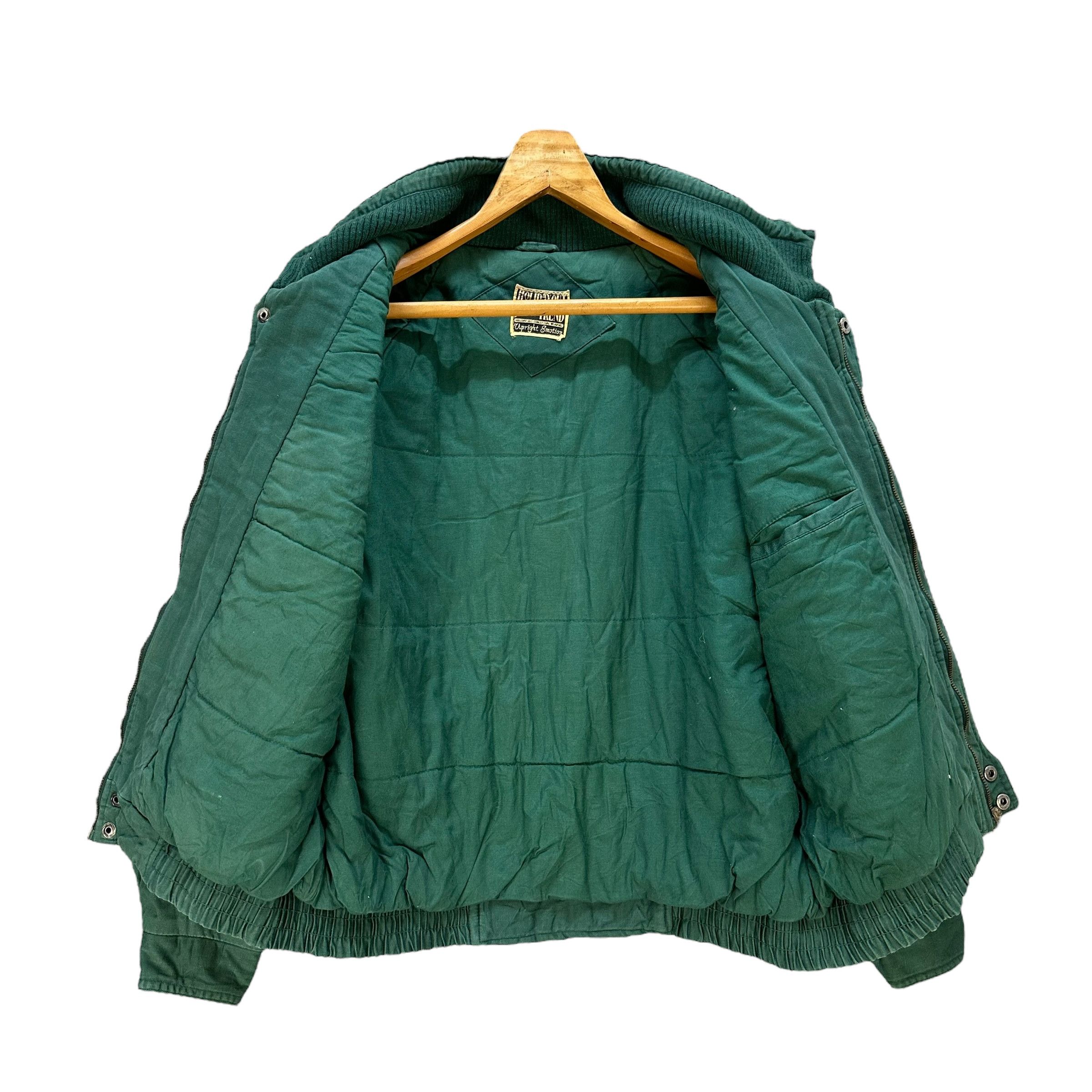Vintage 90's CLUB MIX Green Parachute Bomber Jacket #A76-1842 Size US M / EU 48-50 / 2 - 7 Thumbnail