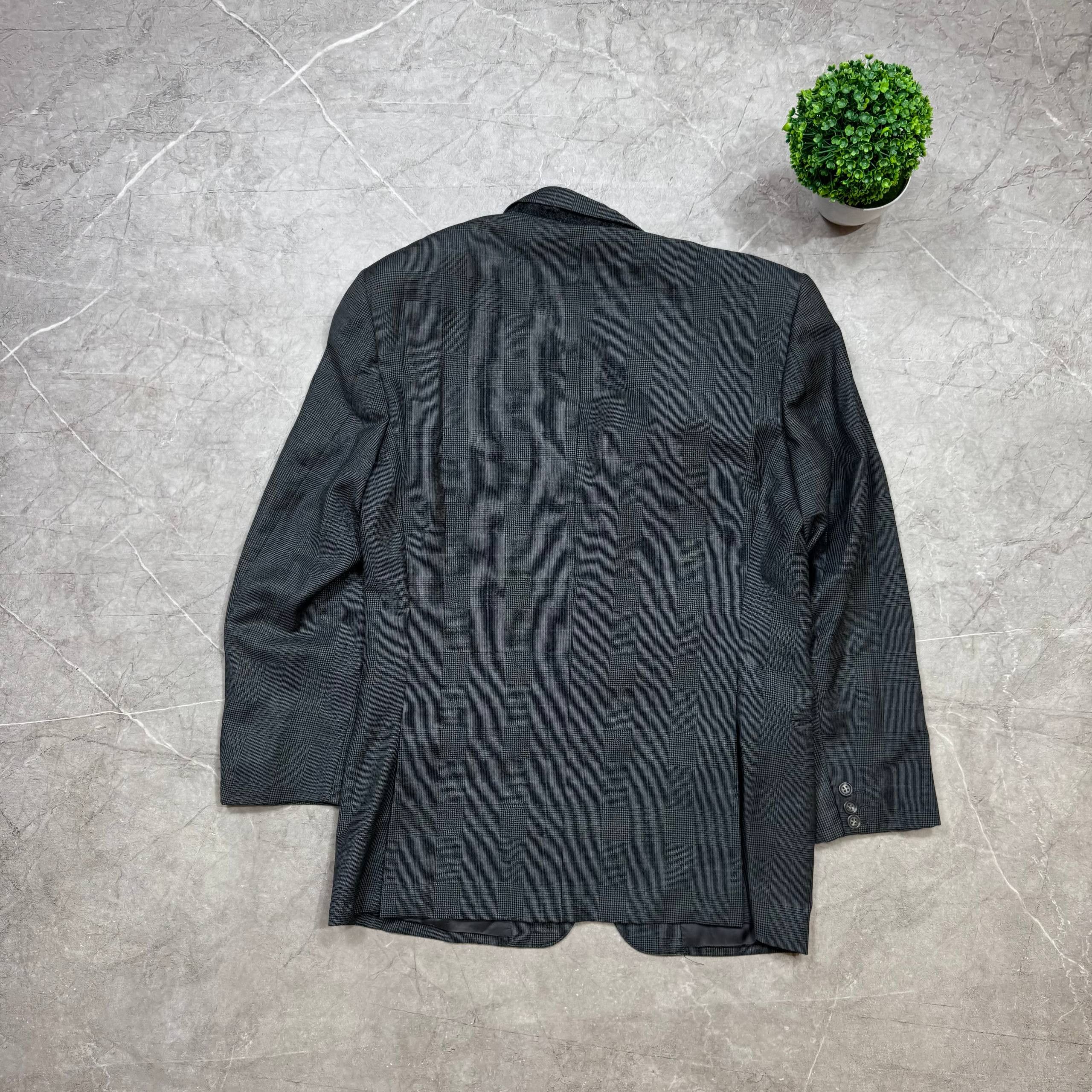 Ermenegildo Zegna Ermenegildo Zegna Vintage Navy Wool/Silk Blazer Jacket Mens Size US M / EU 48-50 / 2 - 7 Thumbnail