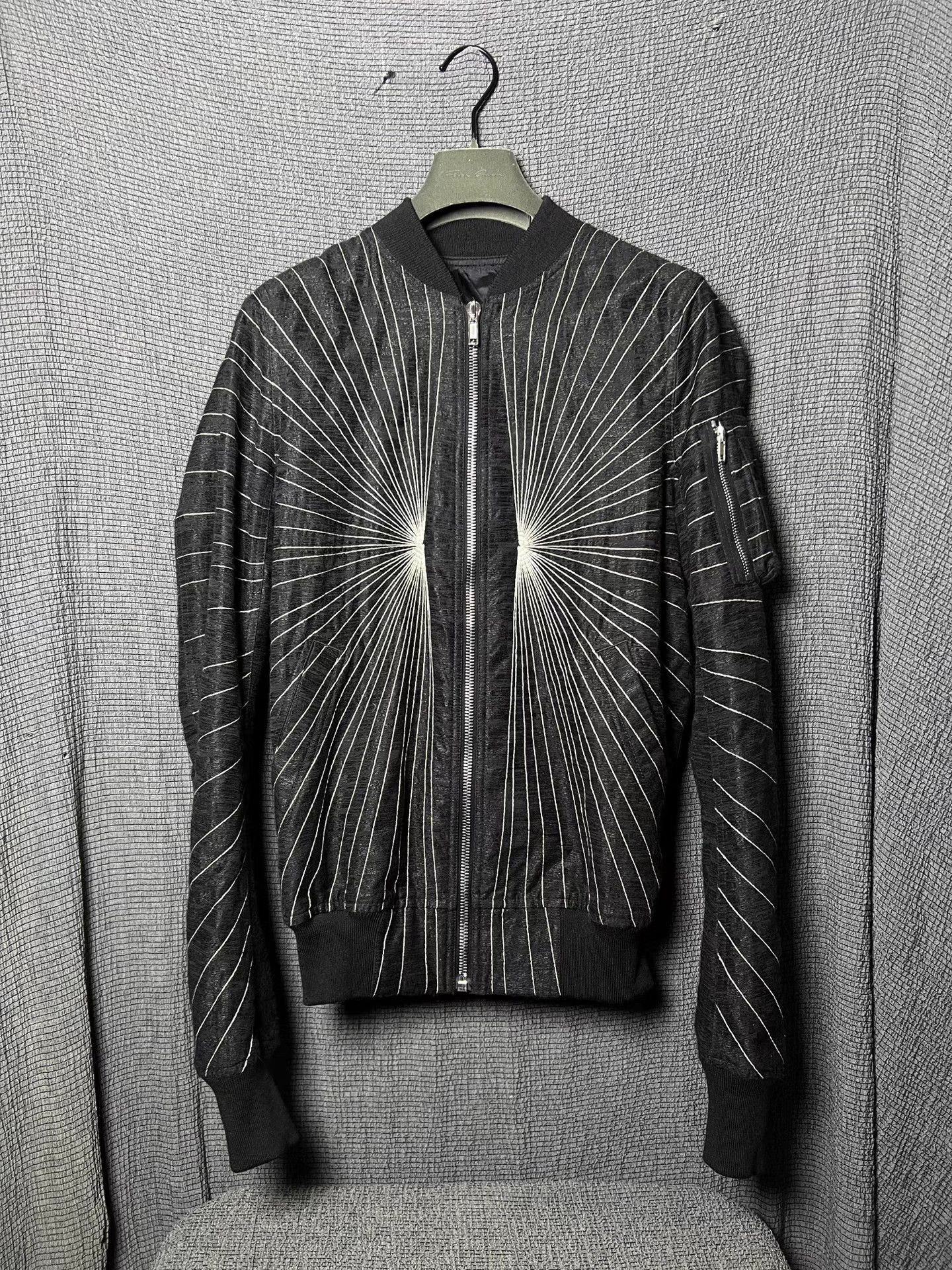 Rick Owens Rick Owens fw22 mainline Velvet Gradient ma-1 Jacket