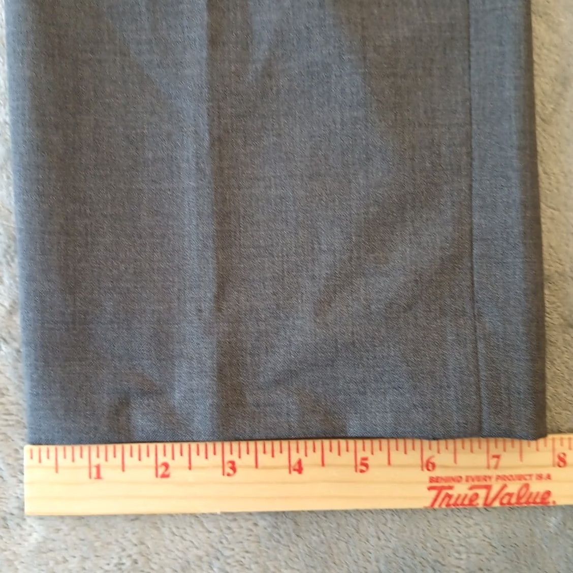 Zanella Zanella Dress Pants Womens Size 8 Gray Wool Blend Stretch 30x30 High Rise Italy Size 30" / US 8 / IT 44 - 6 Thumbnail