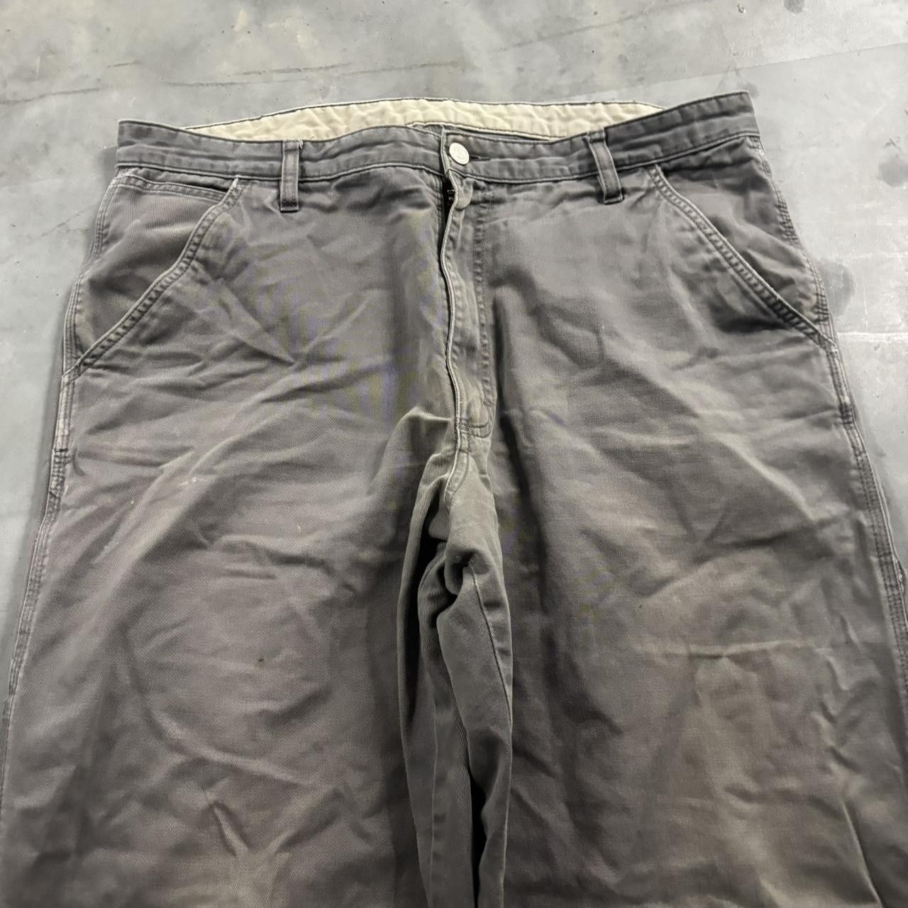 Vintage Crazy Vintage Y2K/2000s Baggy Faded Grey Skater Carpenter Pants! 36x32 Size US 36 / EU 52 - 5 Thumbnail