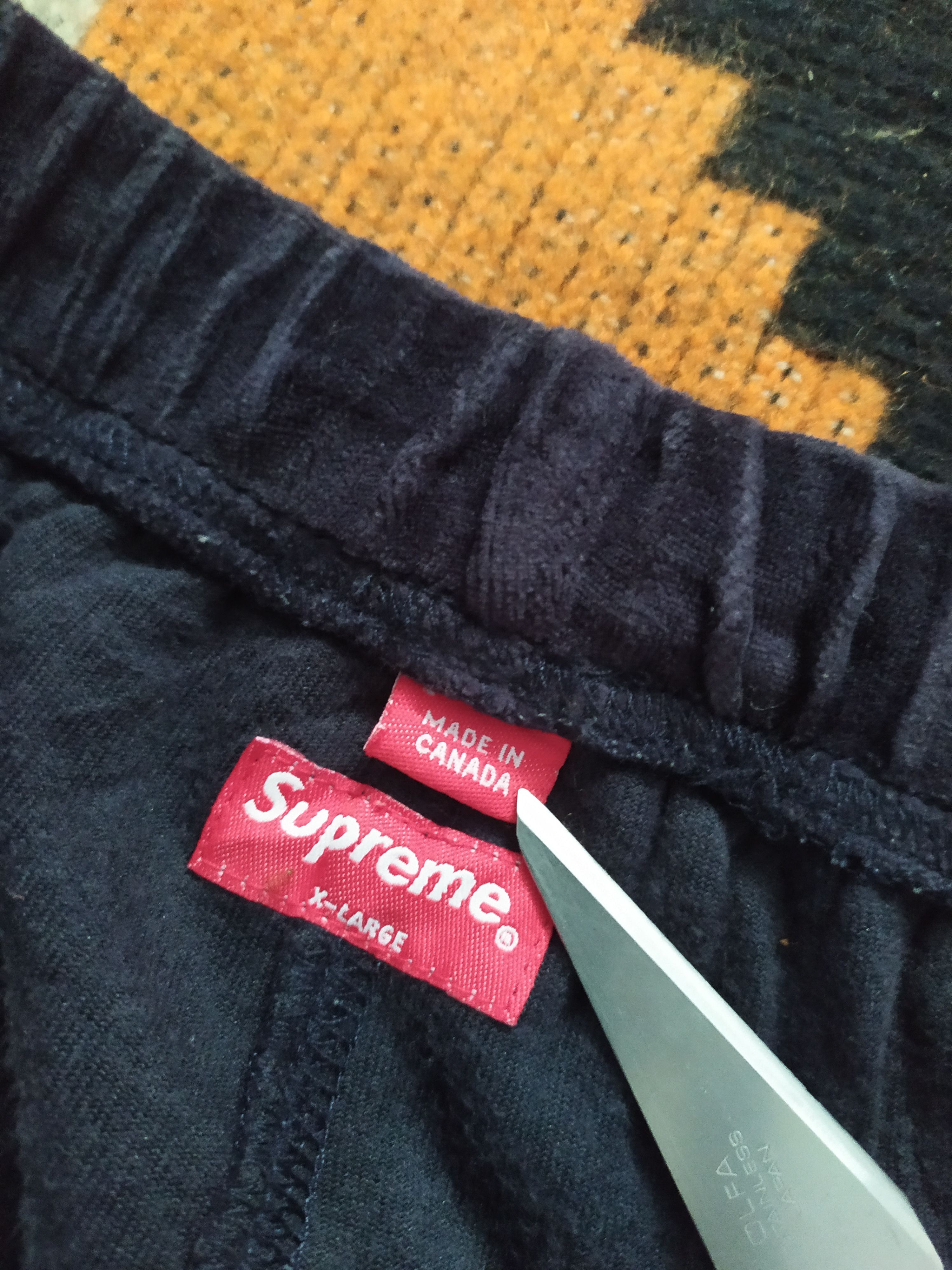Supreme Velvet pants supreme crown logo Size US 36 / EU 52 - 3 Thumbnail