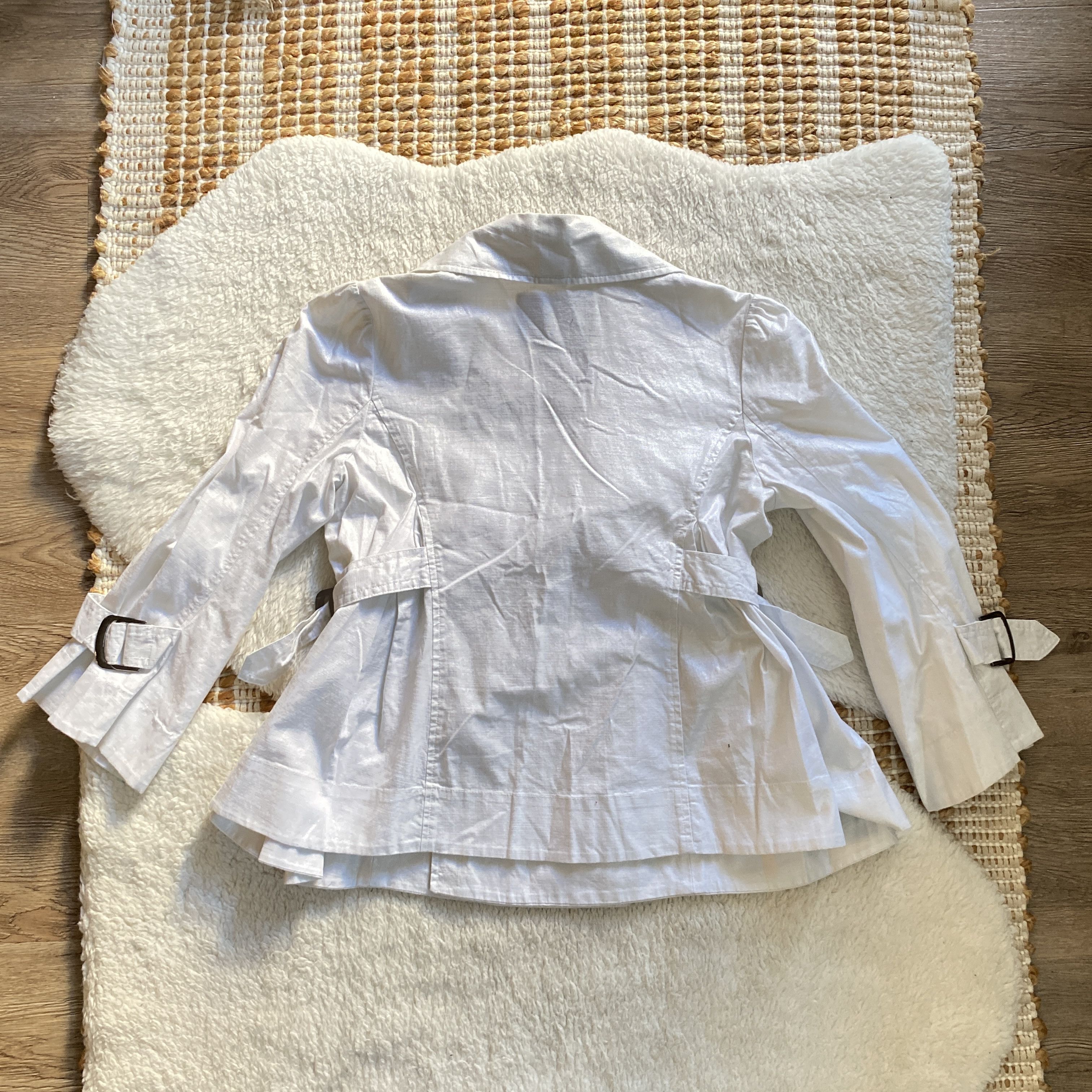 Buffalo David Bitton Buffalo David Bitton White Blazer Jacket Women’s Size M / US 6-8 / IT 42-44 - 2 Thumbnail
