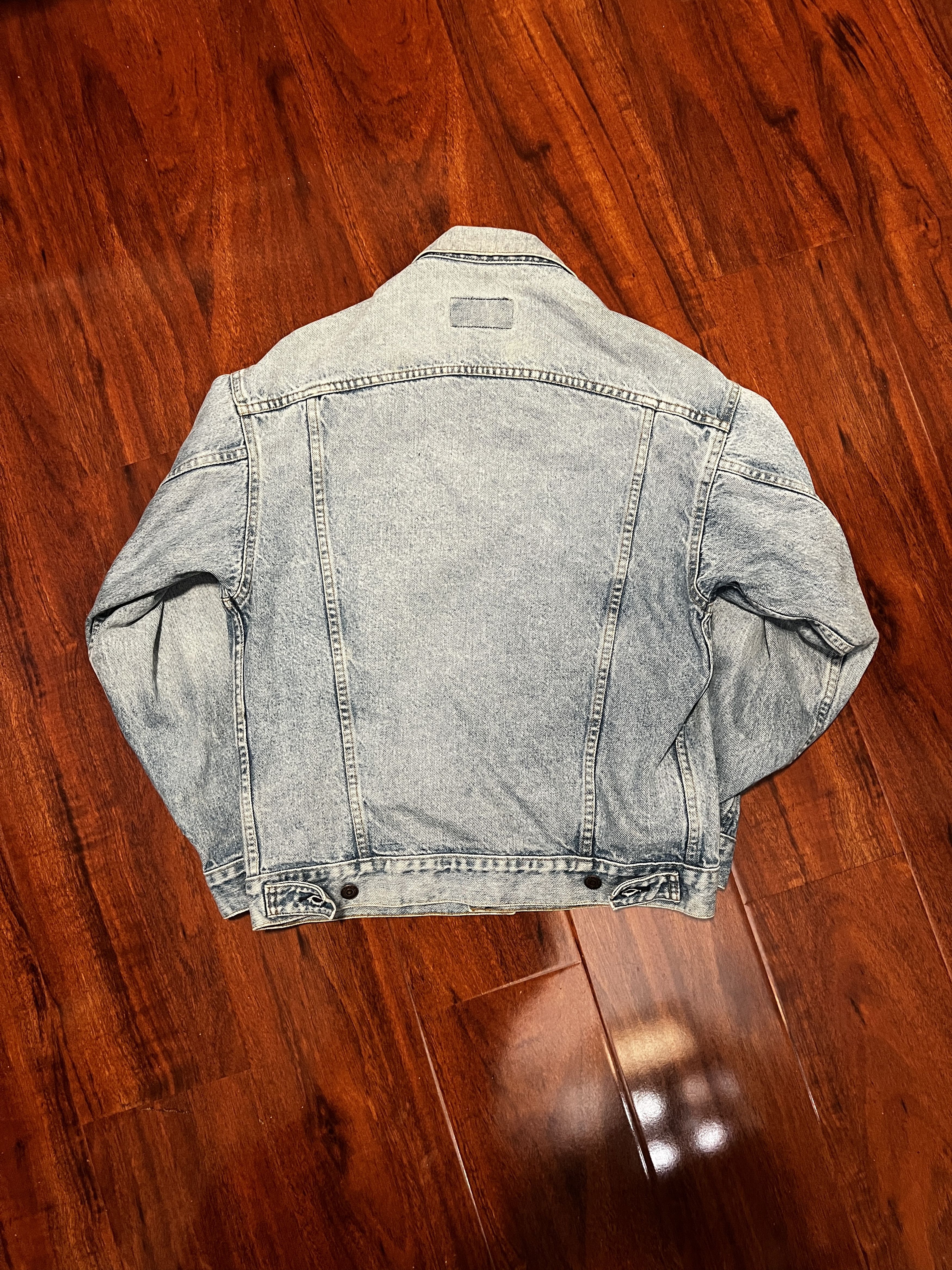 Levi's Vintage 90's Levis Washed Blue Denim Jacket Size US S / EU 44-46 / 1 - 2 Thumbnail