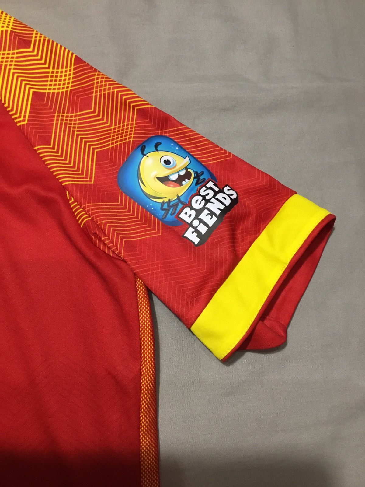 Errea 2019 Red Norwich City FC Away Shirt - XXXL - Errea Size US XXL / EU 58 / 5 - 6 Thumbnail