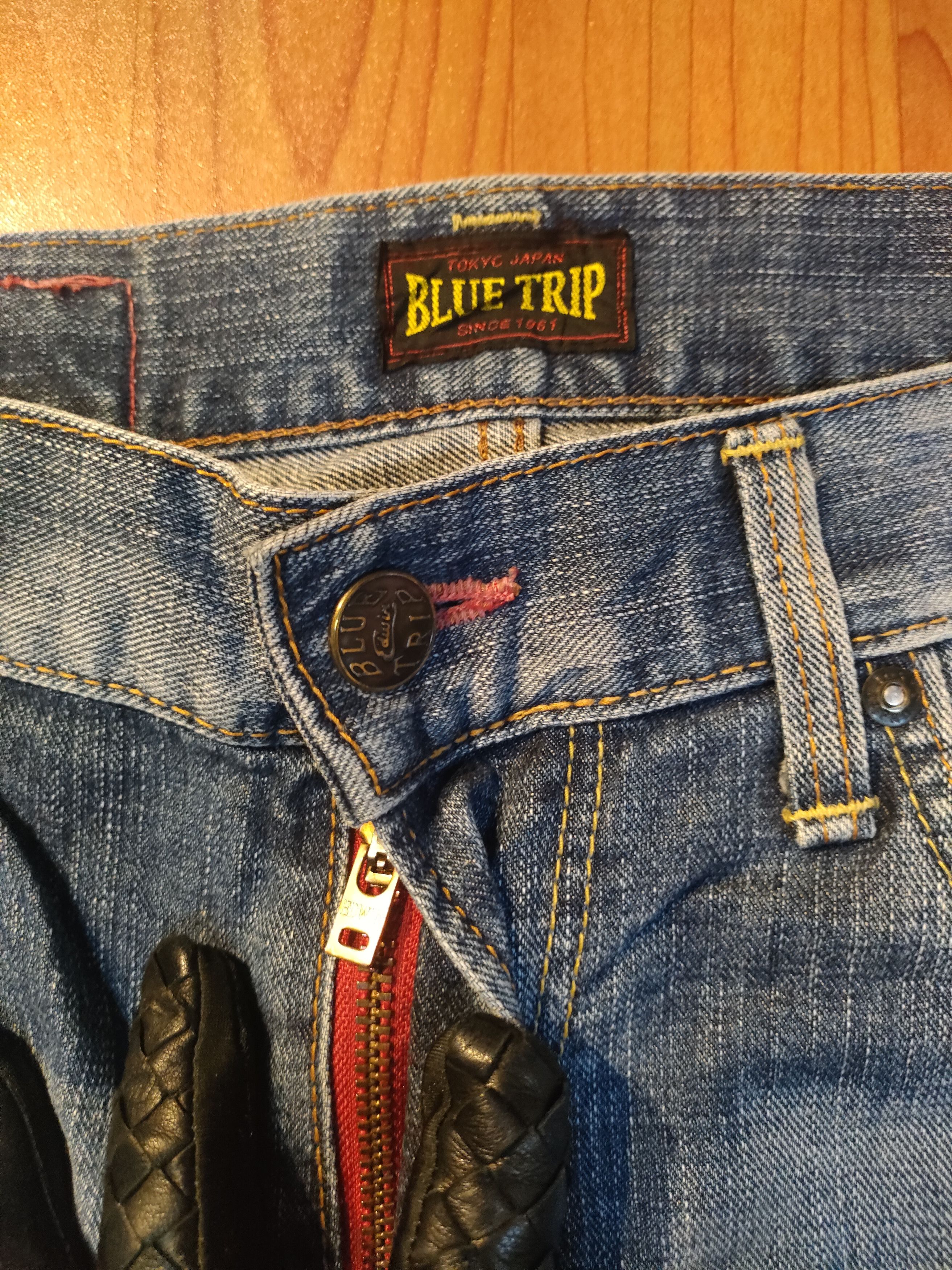 Edwin × If Six Was Nine Edwin Blue Trip Jeans Size US 33 - 6 Thumbnail