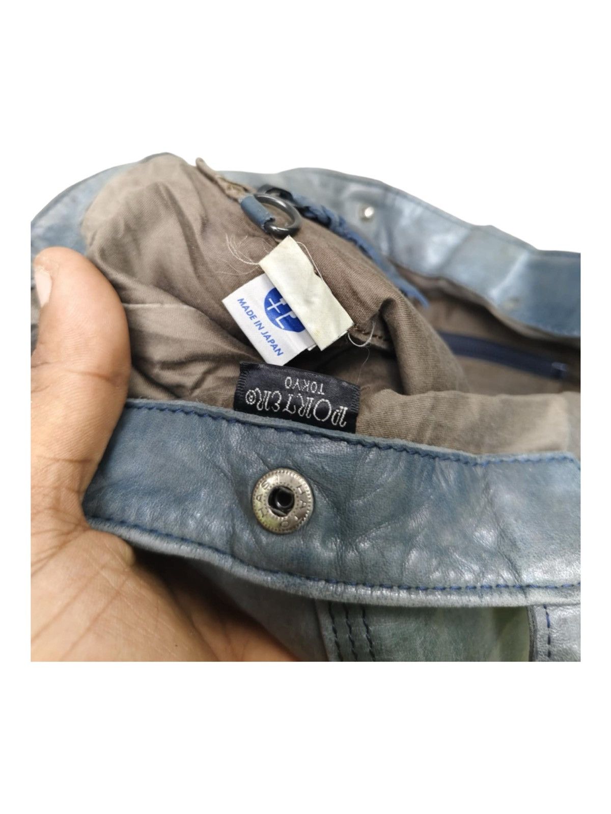 Porter 1990s Porter Tokyo "Shitaji" Horse Leather Frank Tote Bag Size ONE SIZE - 9 Thumbnail