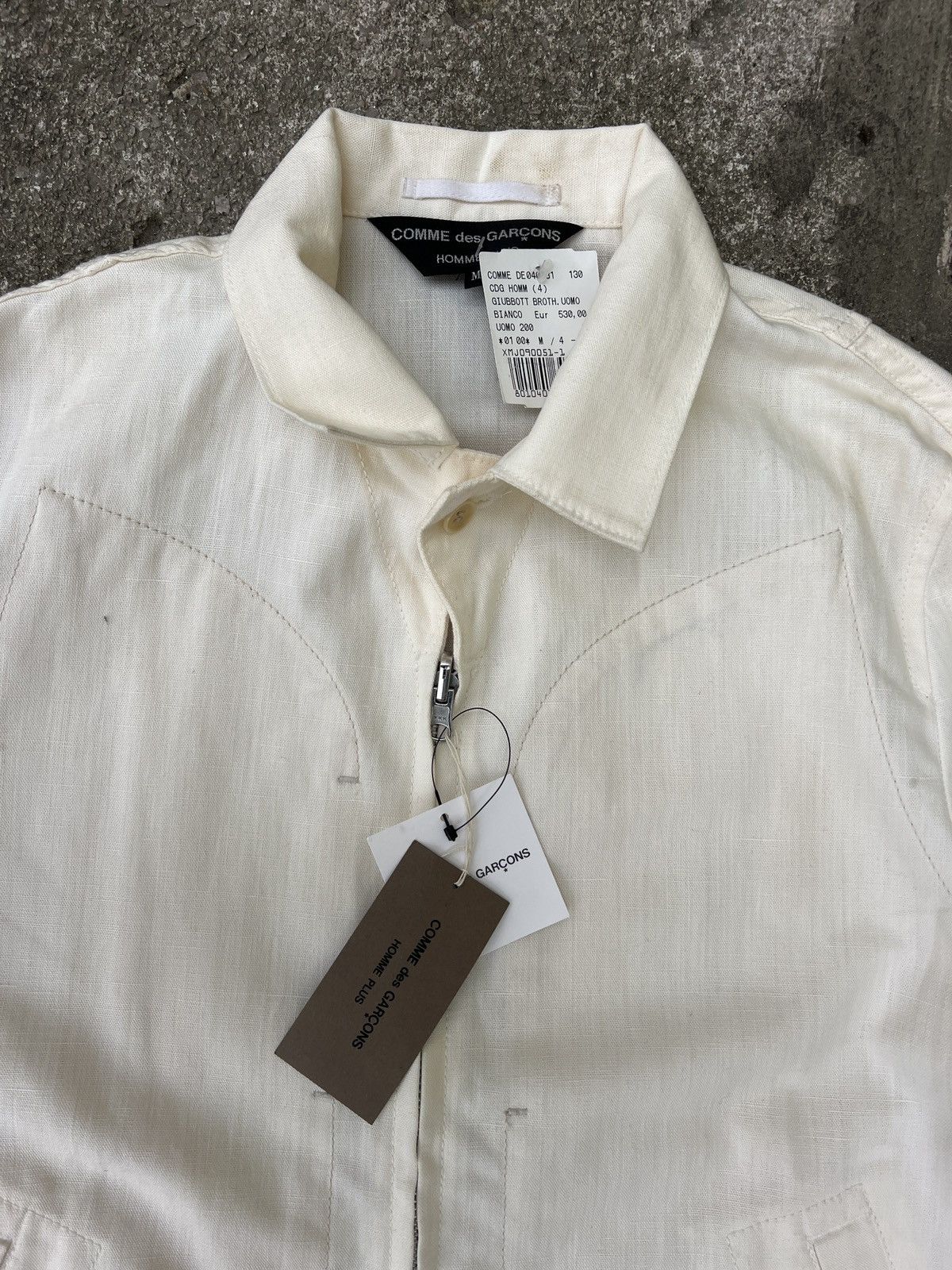 Comme des Garcons Homme Plus 2004 comme des garcons homme plus zip jacket Size US M / EU 48-50 / 2 - 4 Thumbnail