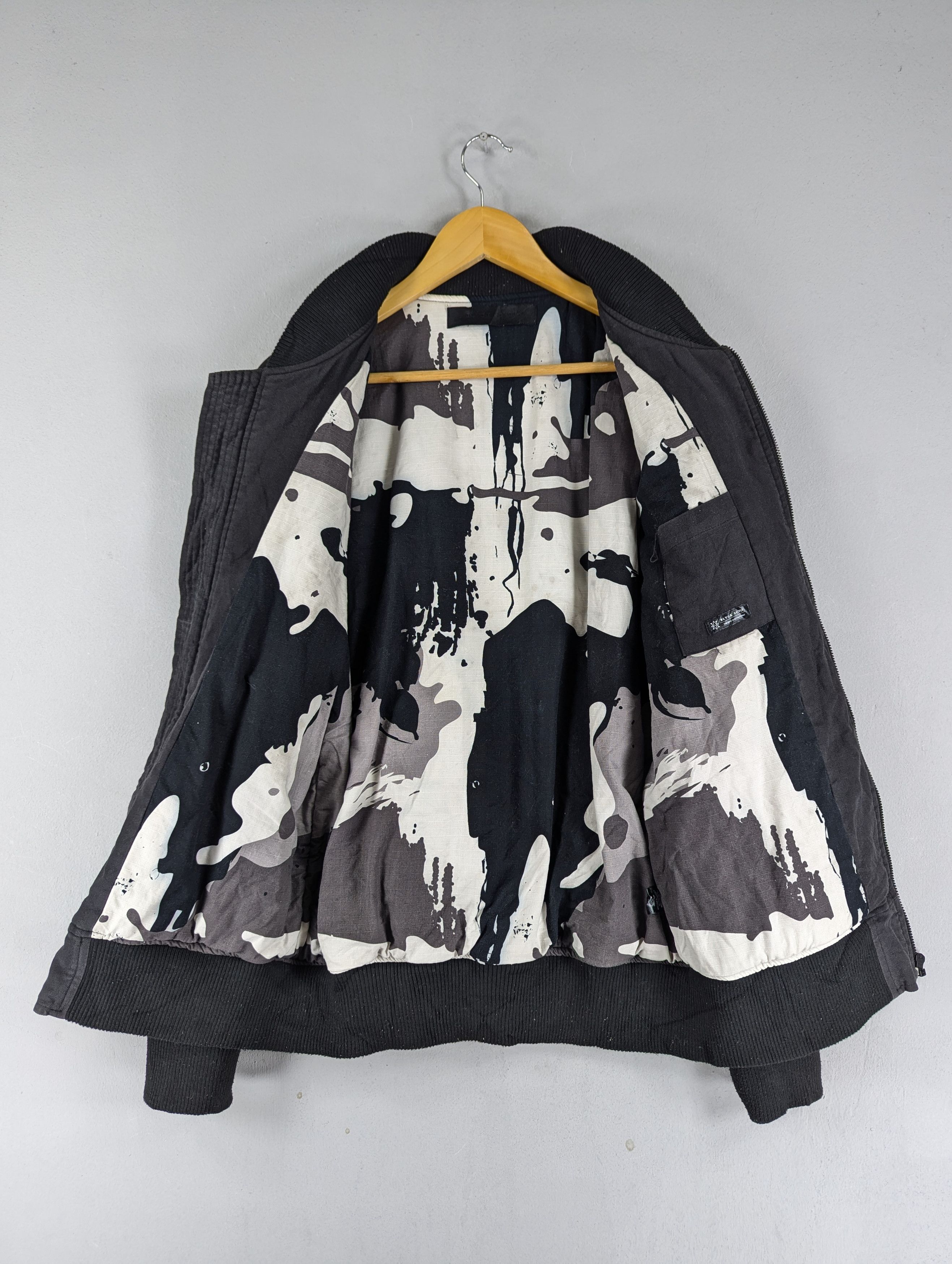 Black Scale Black Scale FADED Bomber Zipper Jacket Size US M / EU 48-50 / 2 - 10 Thumbnail