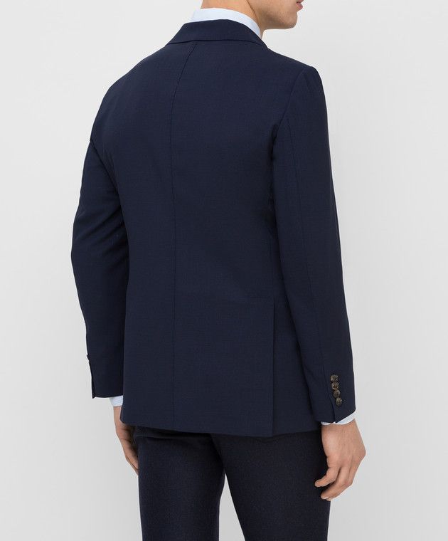 Loro Piana o1loc1c0424 FAI7695 Madrid Sartorial TP Blazer in Blue Navy Size US M / EU 48-50 / 2 - 4 Thumbnail