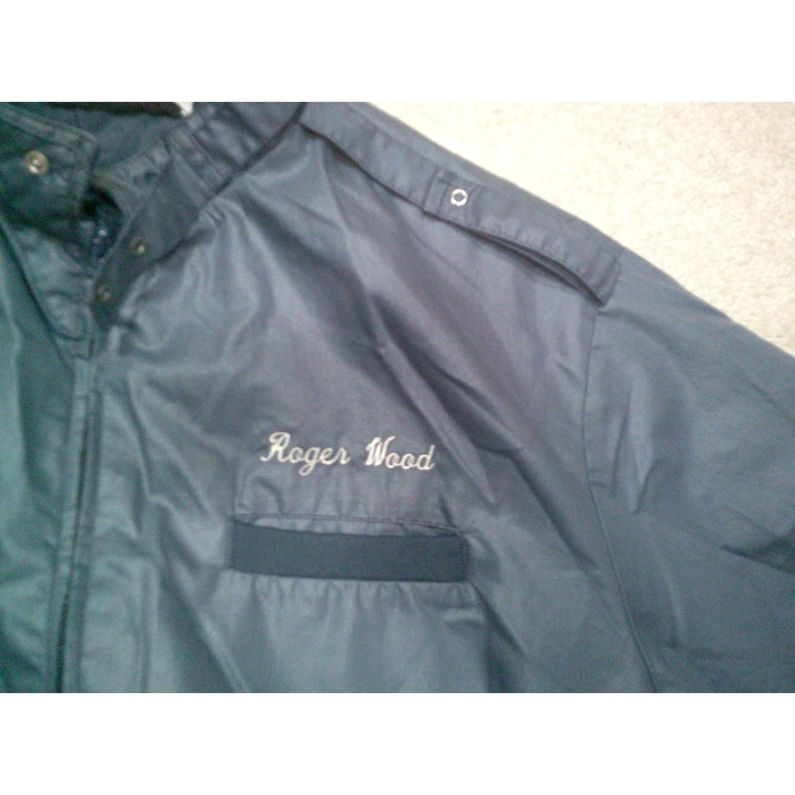 Dunbrooke VINTAGE Dunbrooke Bomber Jacket Pla Jac Blue XL Mens Double Sided Full Zip Stand-Up Collar Regular Jacket Blue XL Mens Jacket Size US XL / EU 56 / 4 - 4 Thumbnail
