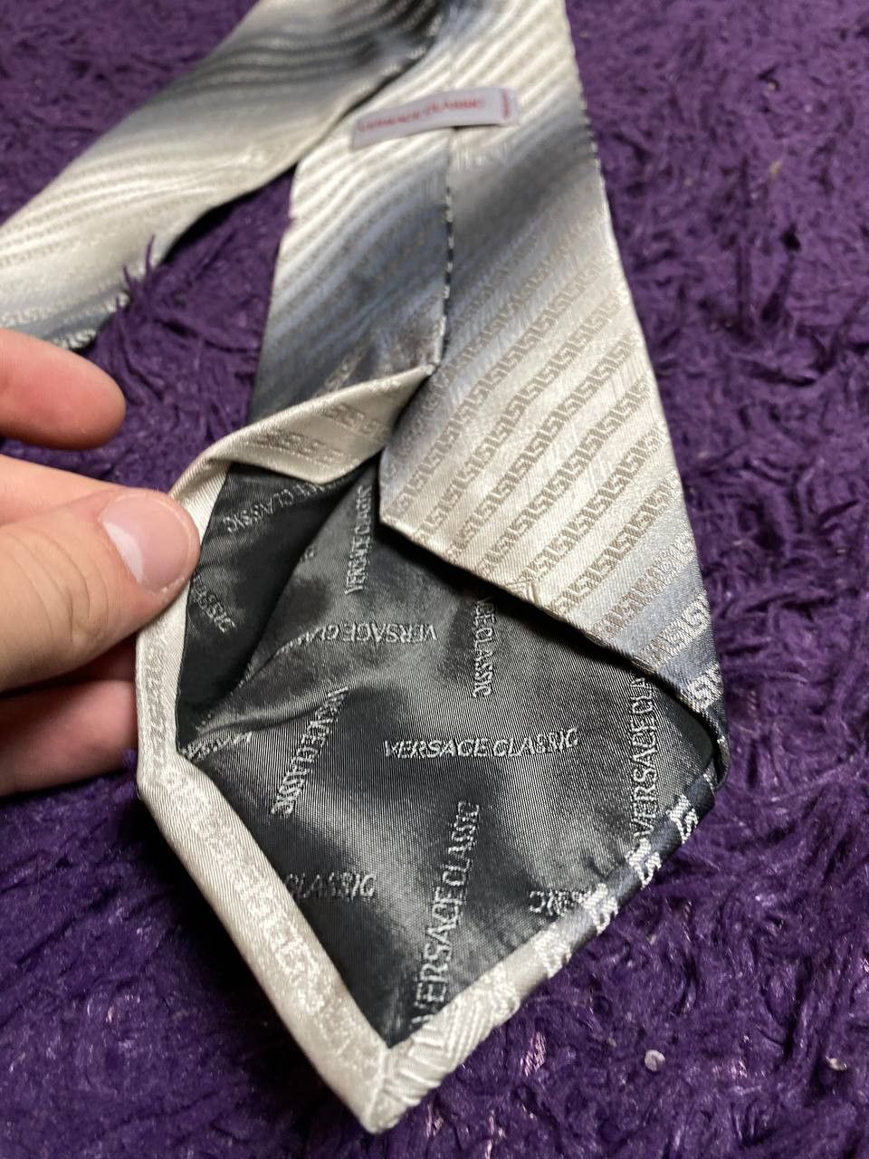 Versace Vintage Versace Silk Tie Made In Italy Size ONE SIZE - 13 Thumbnail