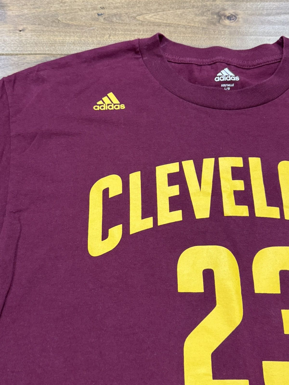 Adidas Cleveland Lebron James T shirt Size US L / EU 52-54 / 3 - 8 Thumbnail