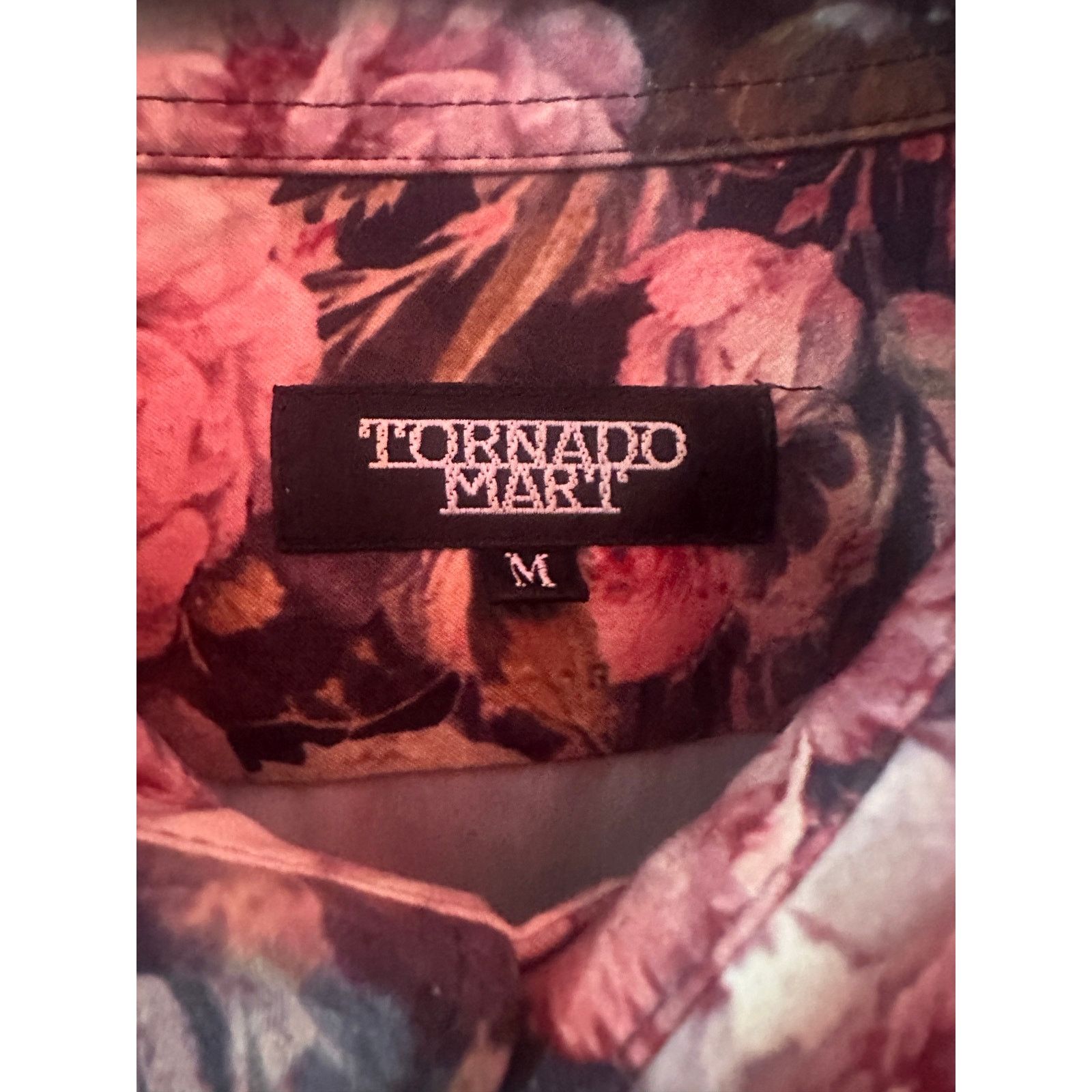 Japanese Brand × Tornado Mart Tornado Mart Floral All Over Pattern Button Up Long Sleeves Size US S / EU 44-46 / 1 - 5 Thumbnail