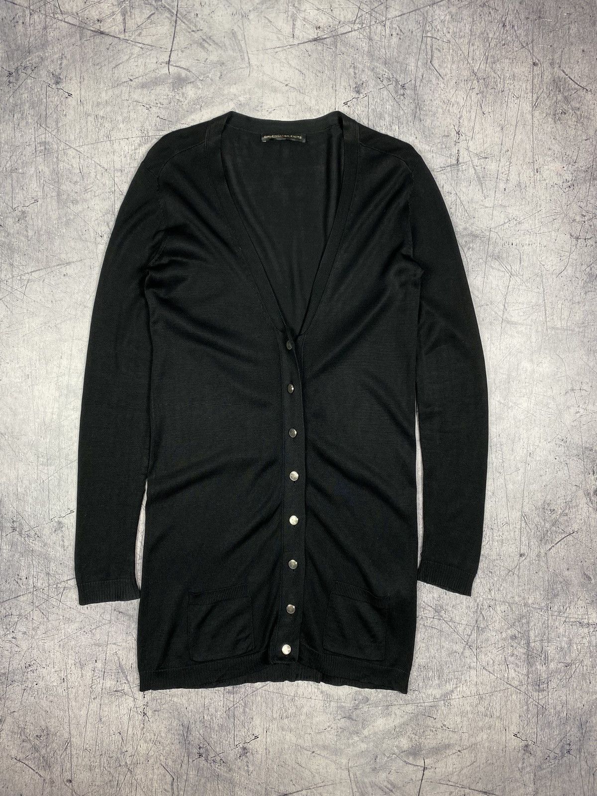 Balenciaga Rare Balenciaga Knits Long Silk Cardigan Ladies Size 44 Size L / US 10 / IT 46 - 2 Thumbnail