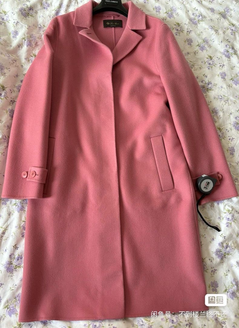 Loro Piana LORO PIANA Chrysanthemum pink double-faced cashmere coat Size M / US 6-8 / IT 42-44 - 1 Thumbnail