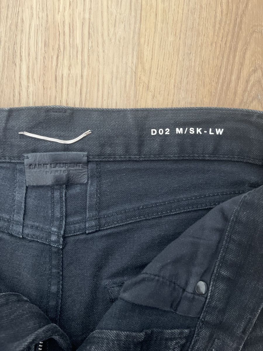 Saint Laurent Paris Saint Laurent SS13 D02 Crash Denim by Hedi Slimane Size US 28 / EU 44 - 4 Thumbnail