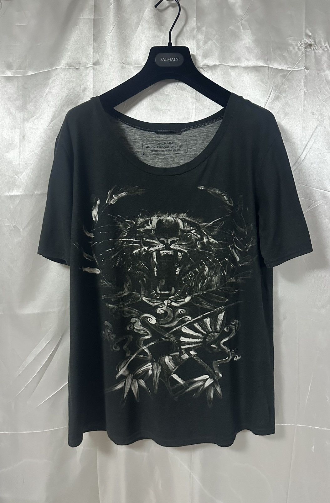Balmain Balmain by Christophe Decarnin SS10 Tigre T shirt Size US M / EU 48-50 / 2 - 1 Thumbnail