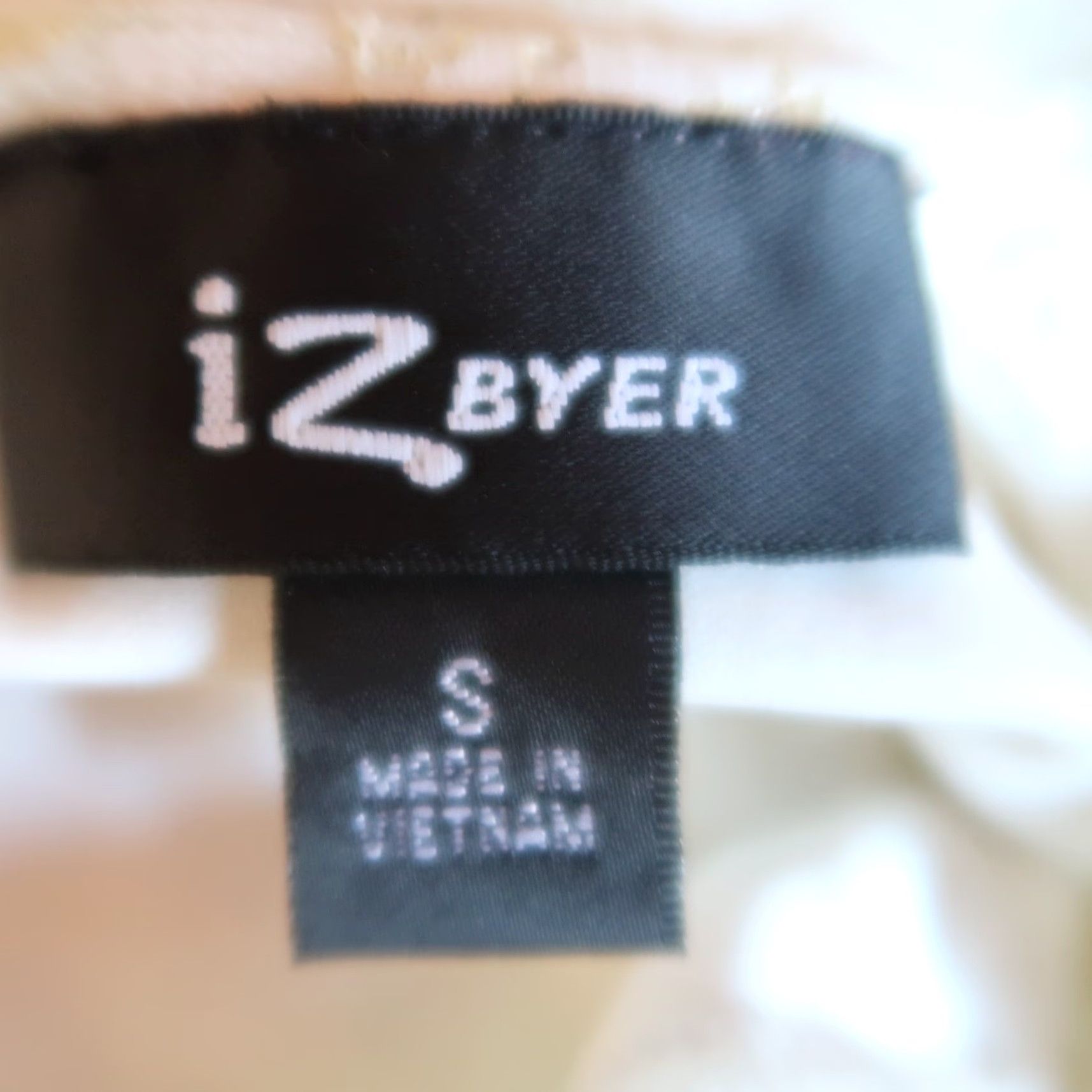 Vintage VINTAGE IZ Byer Cream Lace Peplum Top S Blouse Short Sleeve Floral Bohemian Nylon Spandex Lined Women Mens? Size S / US 4 / IT 40 - 5 Thumbnail