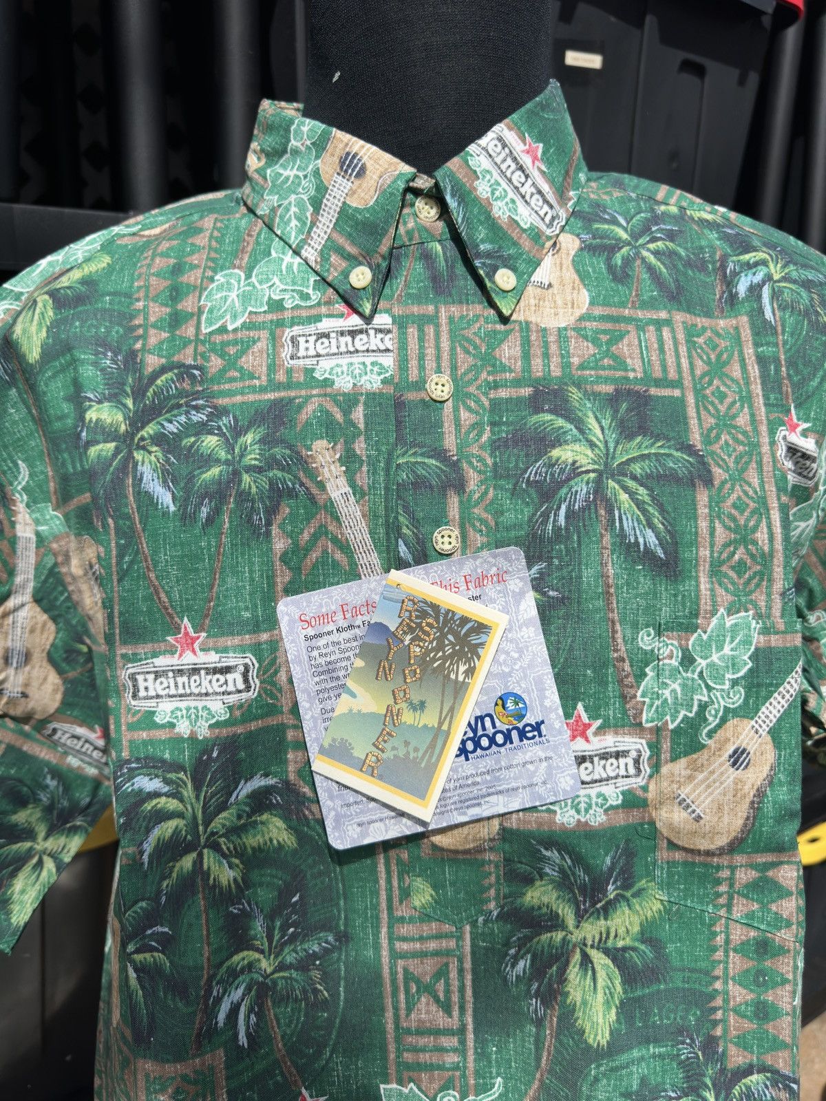 Reyn Spooner New Rare Reyn Spooner Heineken Beer Hawaiian Shirt Men’s XL Size US XL / EU 56 / 4 - 3 Thumbnail