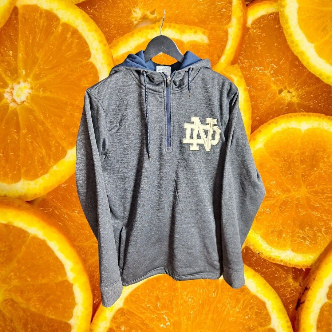 Other Stadium Athletics Notre Dame Pullover Hoodie Sweatshirt Half Size US S / EU 44-46 / 1 - 2 Thumbnail