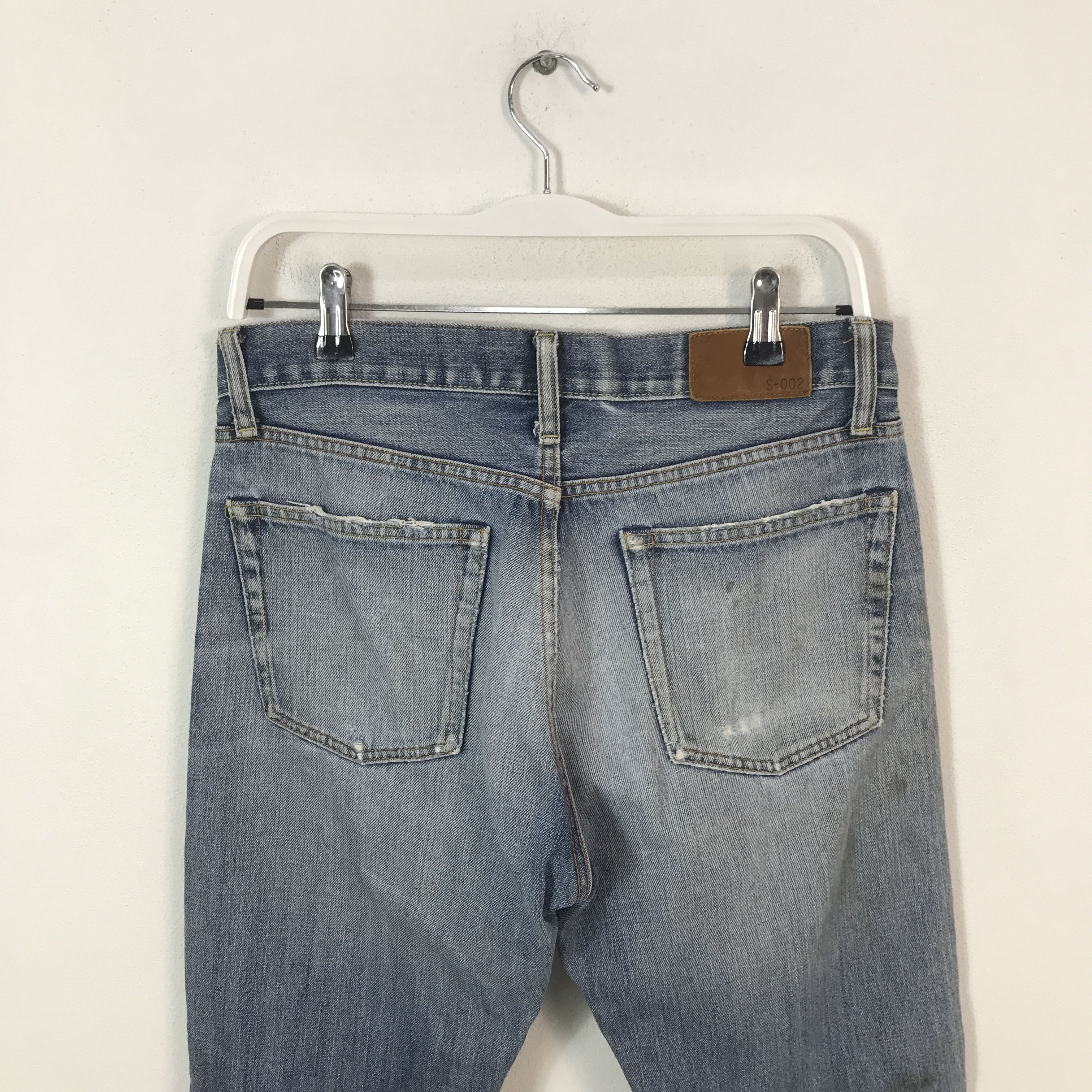 Uniqlo Japan Denim uniqlo distressed jeans pants Size US 32 / EU 48 - 5 Thumbnail