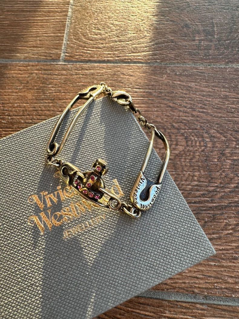 Vivienne Westwood Vivienne Westwood Saturn Double Pin Bracelet Size ONE SIZE - 6 Thumbnail