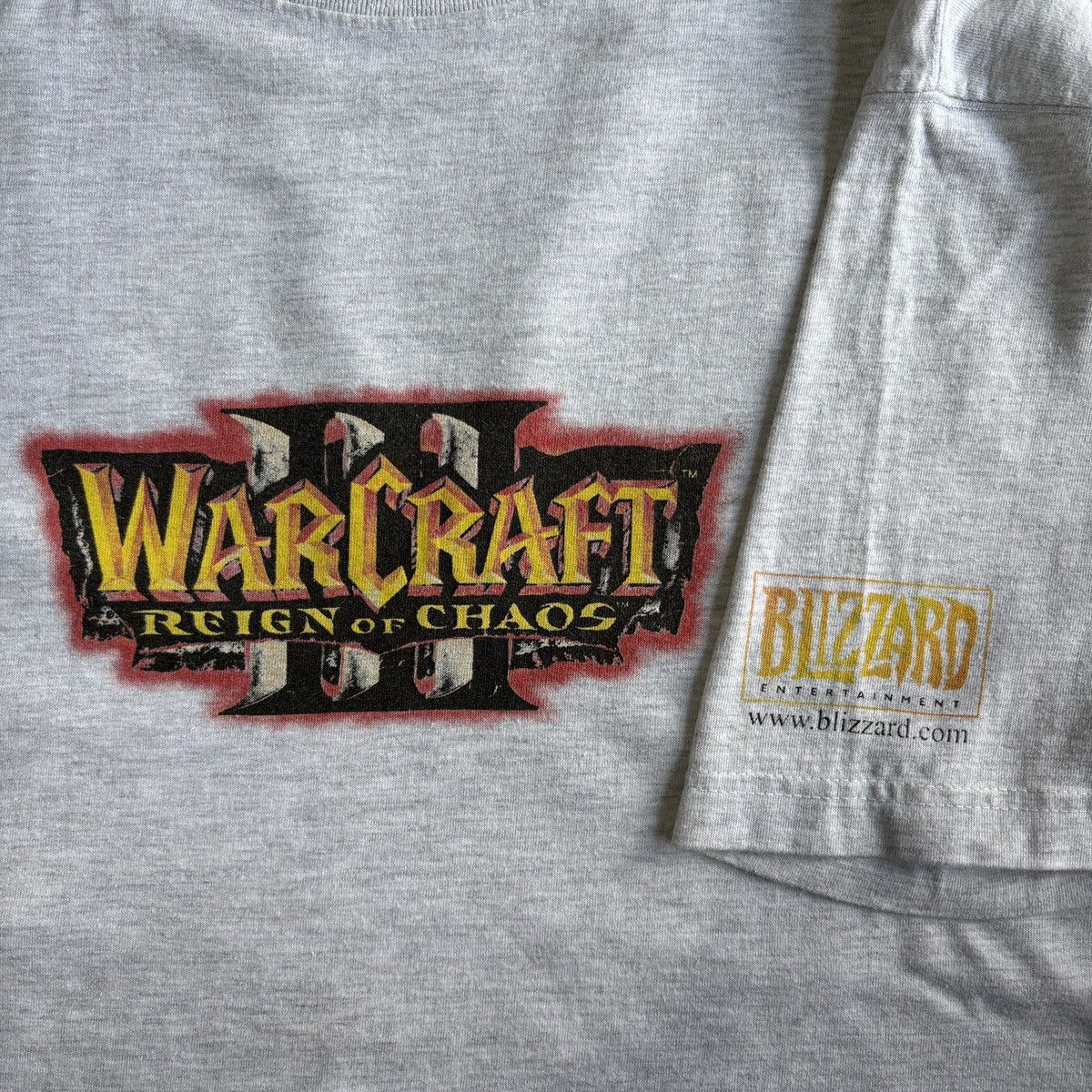 Vintage Vintage Promo Game Tee Warcraft 3 Blizzard PC 2002 Size US L / EU 52-54 / 3 - 6 Thumbnail