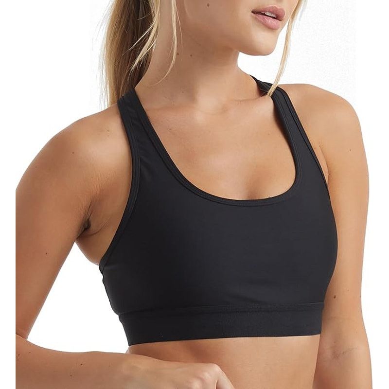 Hanes NWT New Hanes Womens Medium Racerback Stretch Sports Bra Size ONE SIZE - 3 Thumbnail