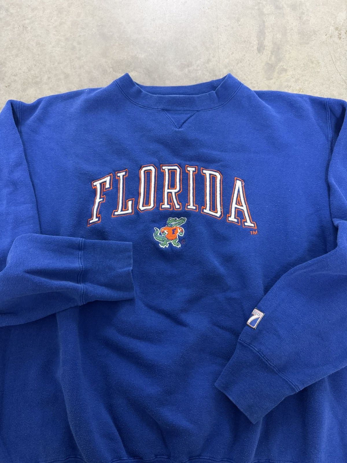 Logo 7 Vintage Florida Gators Logo 7 Sweatshirt Crewneck NCAA Blue Size US XL / EU 56 / 4 - 2 Thumbnail