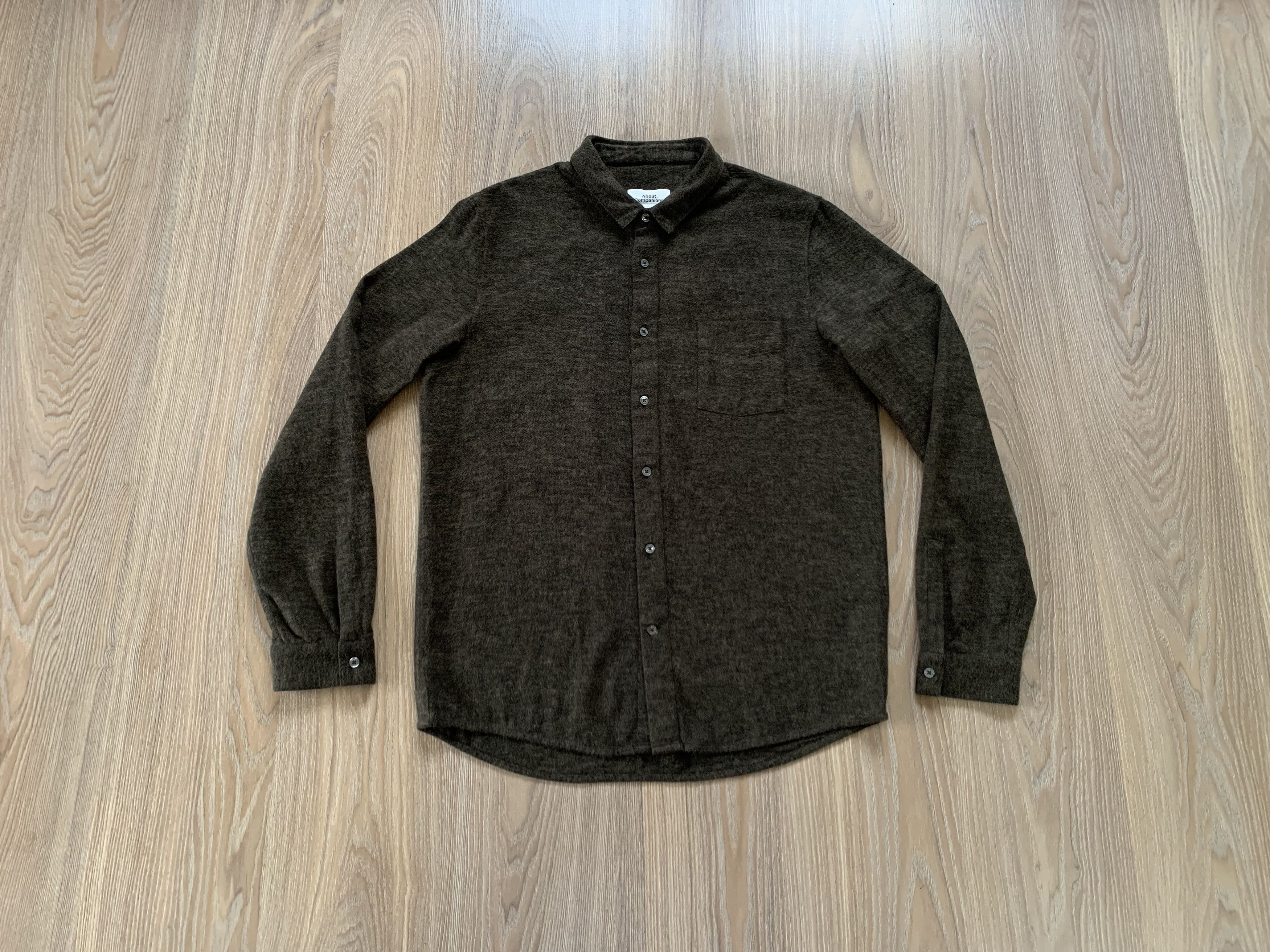 Other About Companions Flannel Khaki Long Sleeve Shirt Size US L / EU 52-54 / 3 - 1 Thumbnail