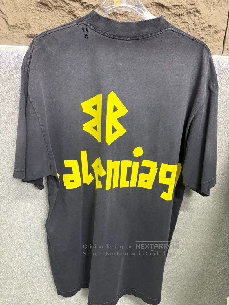 Balenciaga Balenciaga Tape T-Shirt Size US XS / EU 42 / 0 - 2 Thumbnail