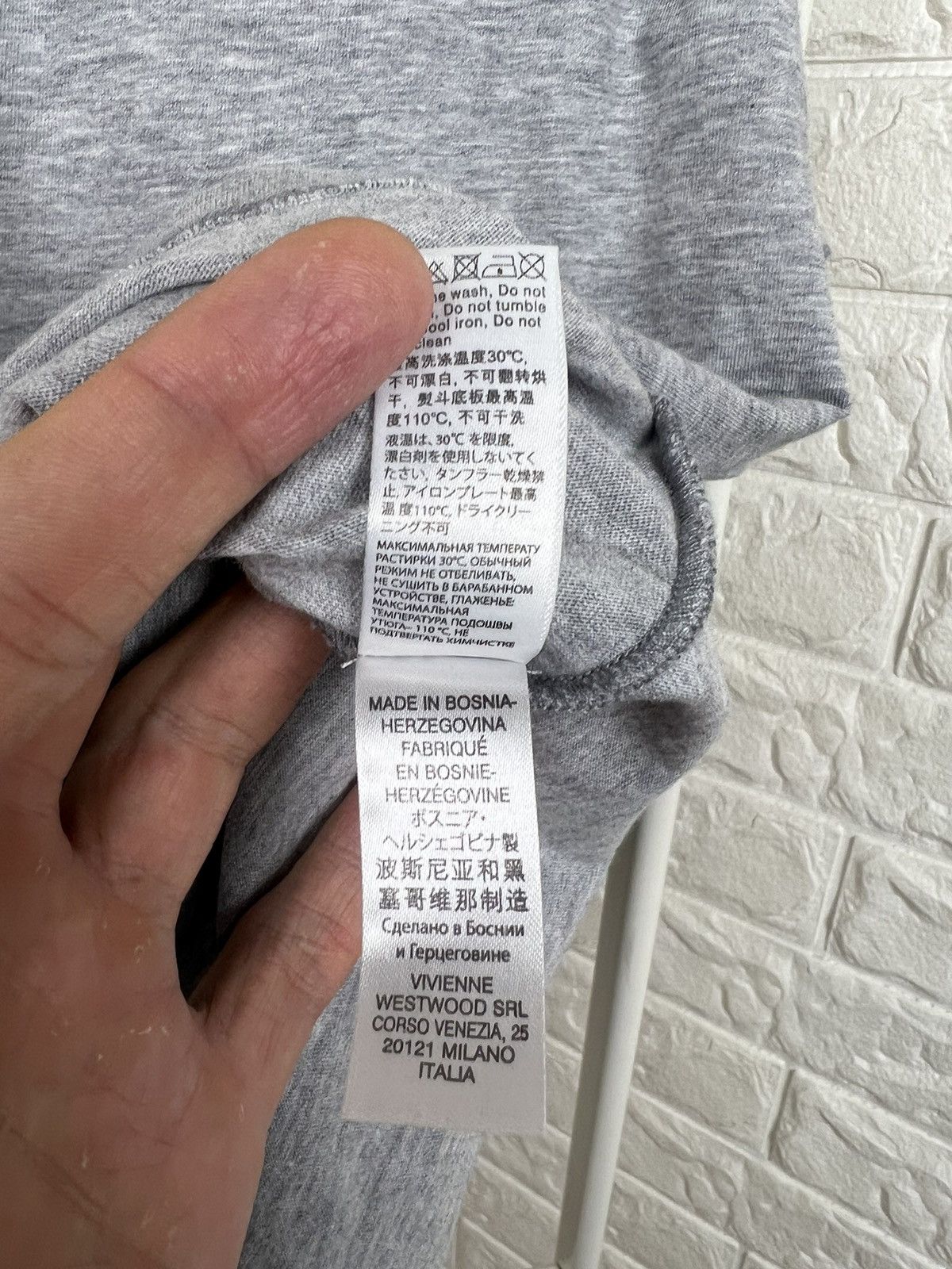 Vivienne Westwood VINTAGE VIVIENNE WESTWOOD UNDERWEAR TEE Size US L / EU 52-54 / 3 - 7 Thumbnail
