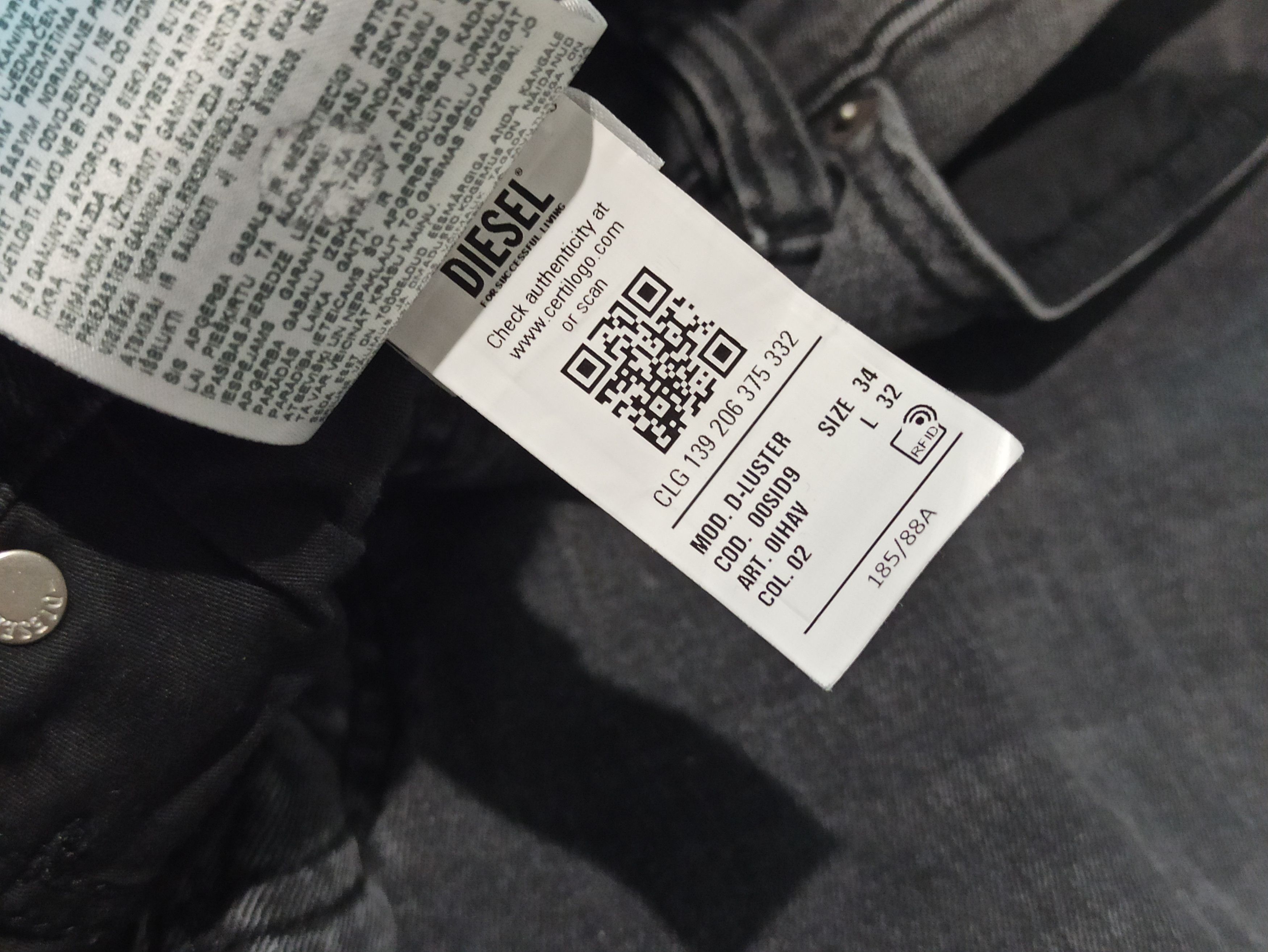 Diesel Diesel slim jeans Size US 34 / EU 50 - 4 Thumbnail