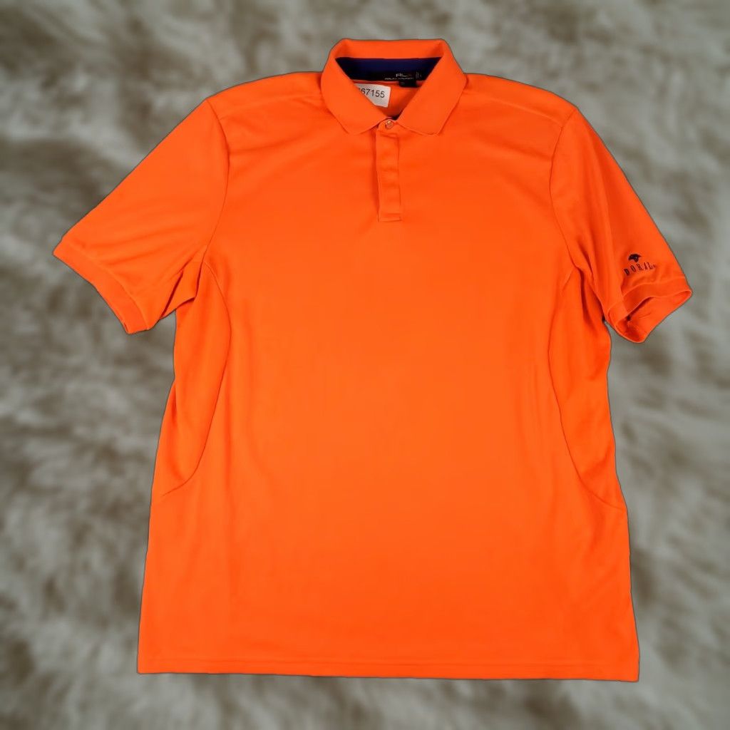 RLX Ralph Lauren RLX Ralph Lauren Polo Shirt Mens L Orange Solid Short Sleeve Golf Polo Shirt Mens L Orange RLX Polo Golf Vintage: No Mens Size US L / EU 52-54 / 3 - 1 Thumbnail