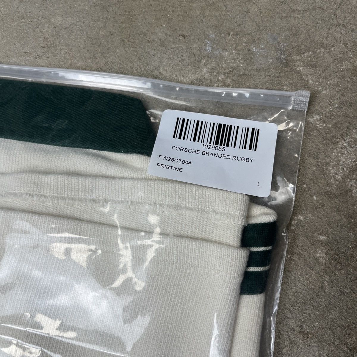 Aime Leon Dore Aime Leon Dore Porsche Rugby Long Sleeve Pristine Cream Size US L / EU 52-54 / 3 - 2 Thumbnail