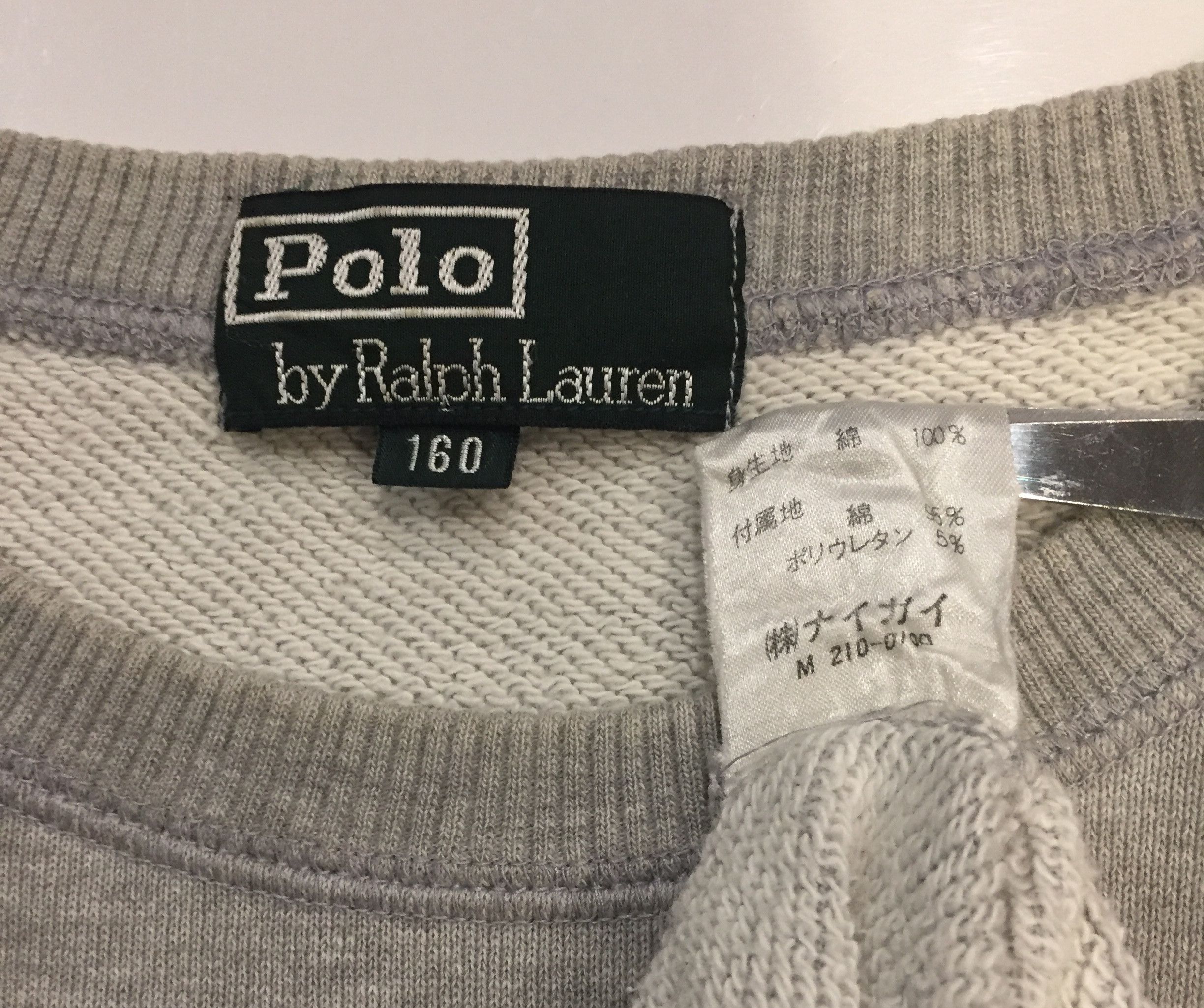 Polo Ralph Lauren VINTAGE 90s POLO BEAR RALPH LAUREN RL LOGO SWEATSHIRT Size US S / EU 44-46 / 1 - 5 Thumbnail