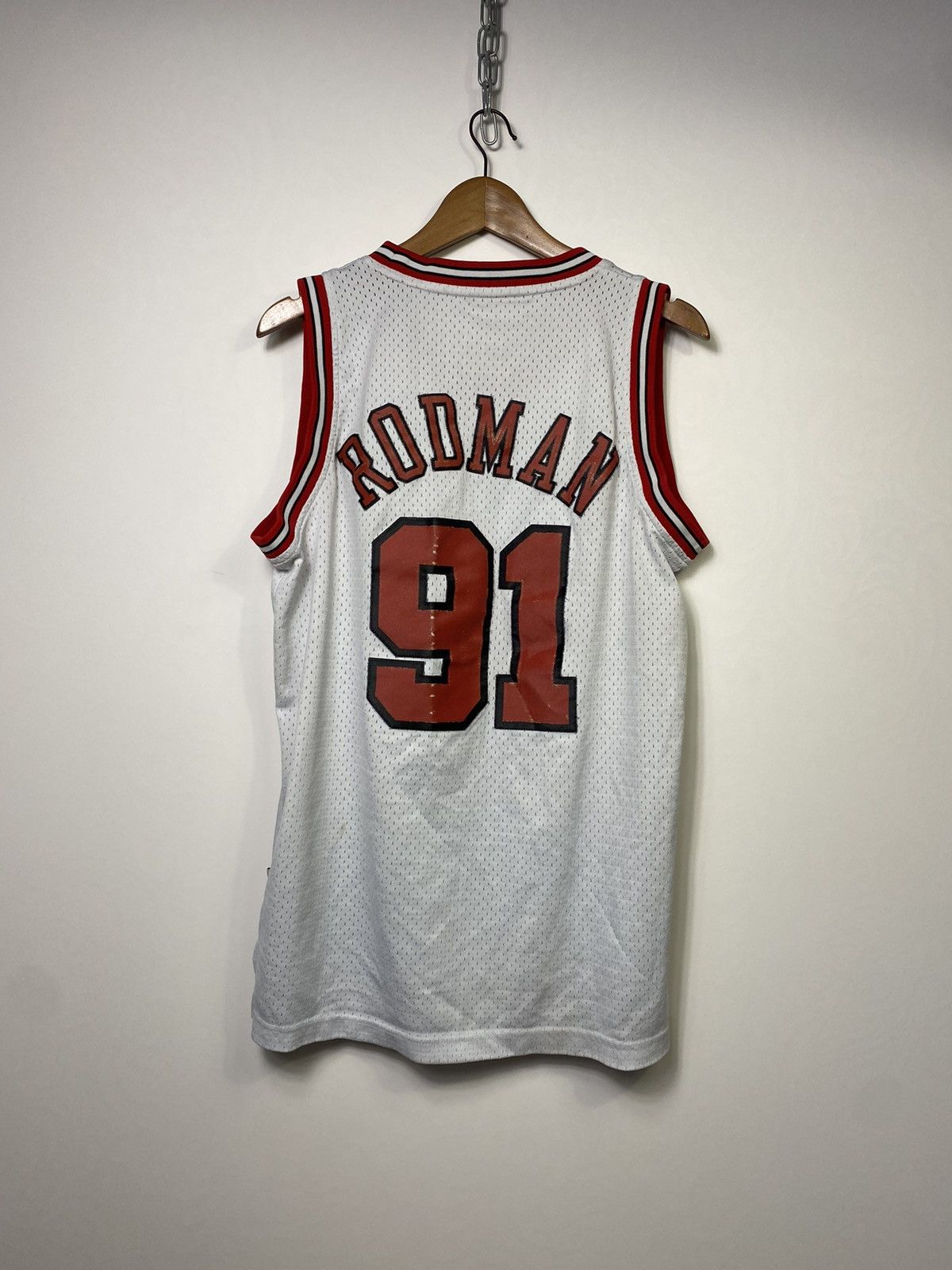 Adidas × NBA × Vintage Vintage Harwood Classics x Adidas Chicago Bulls Rodman Jerse Size US M / EU 48-50 / 2 - 15 Thumbnail