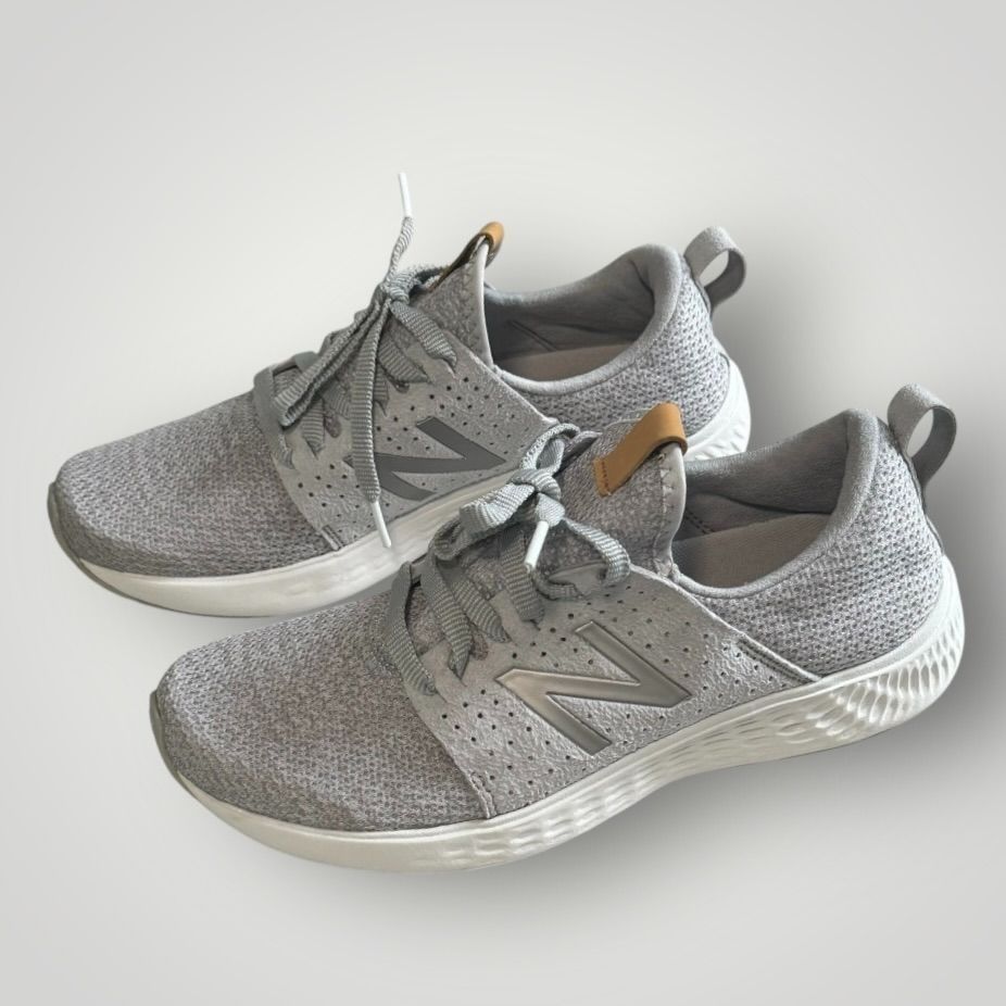 New Balance New Balance Womens Fresh Foam Cruz WCRUZOG Gray Running Shoe Size US 8 / IT 38 - 1 Thumbnail