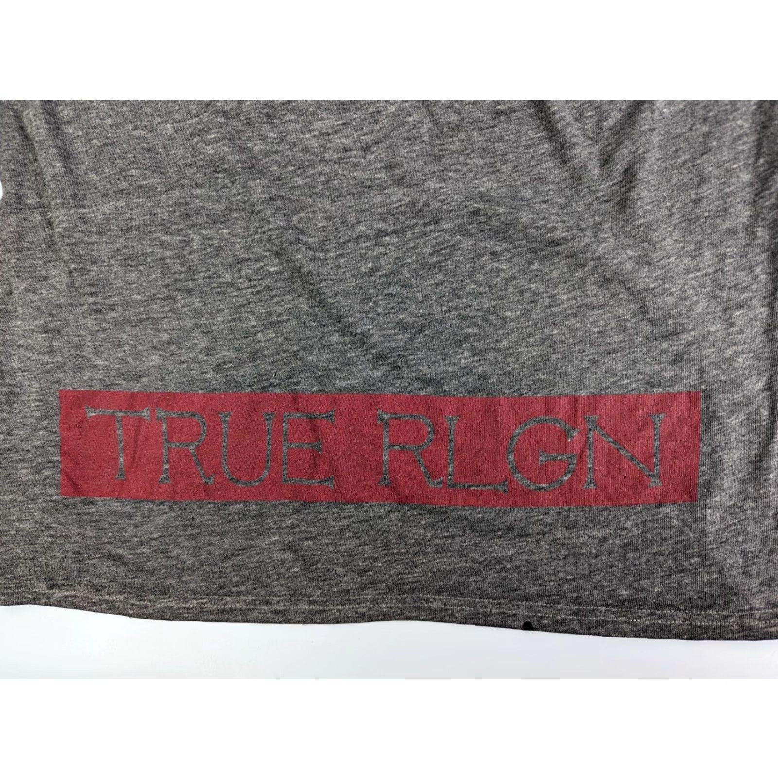 True Religion True Religion T-Shirt Crew Neck Raglan Buddha Gray Blue Mens Large Size L Short Sleeve Cotton Knit Logo All Seasons Vintage No Size US L / EU 52-54 / 3 - 6 Thumbnail