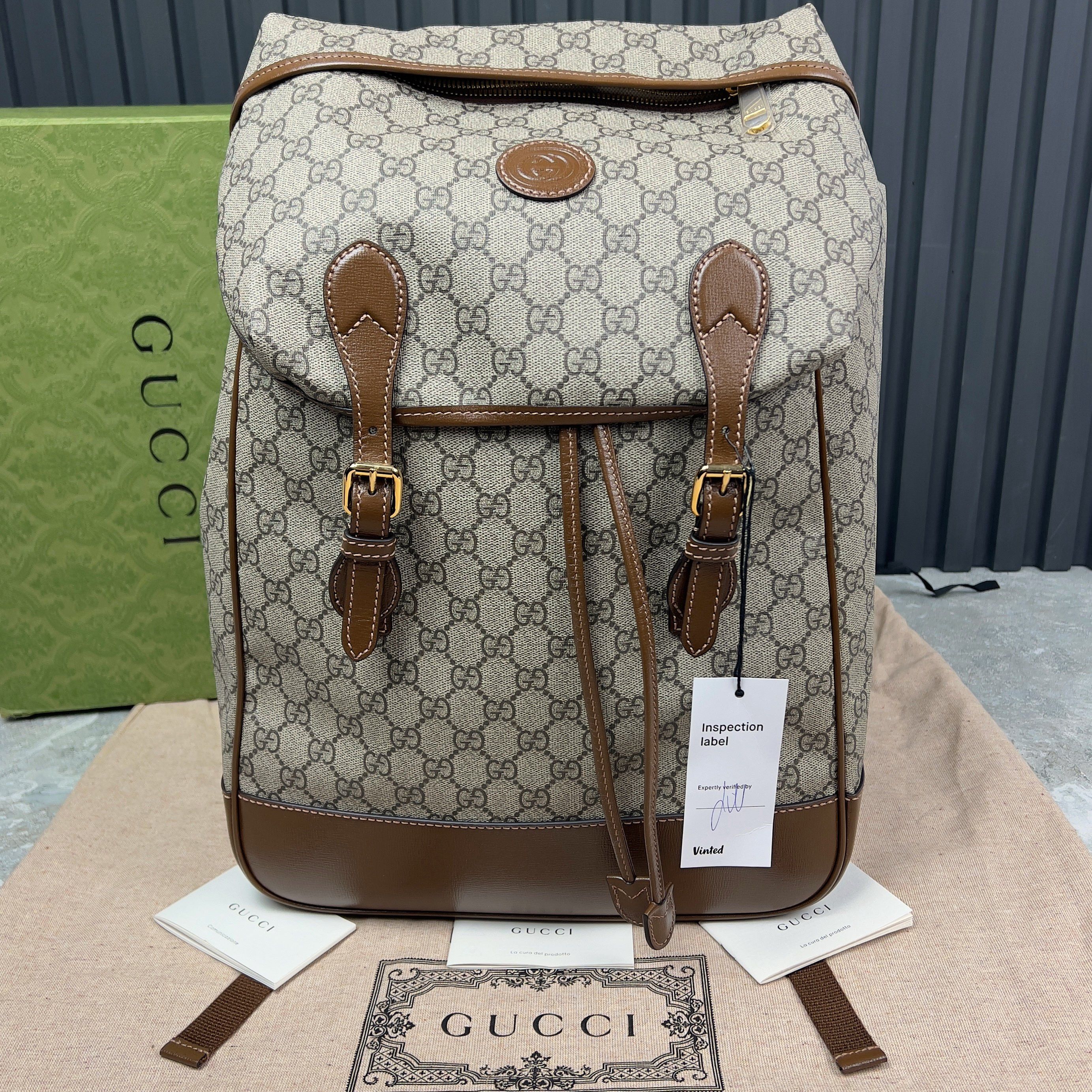 Gucci Gucci Blooms GG Supreme Canvas Backpack | Grailed display picture 1